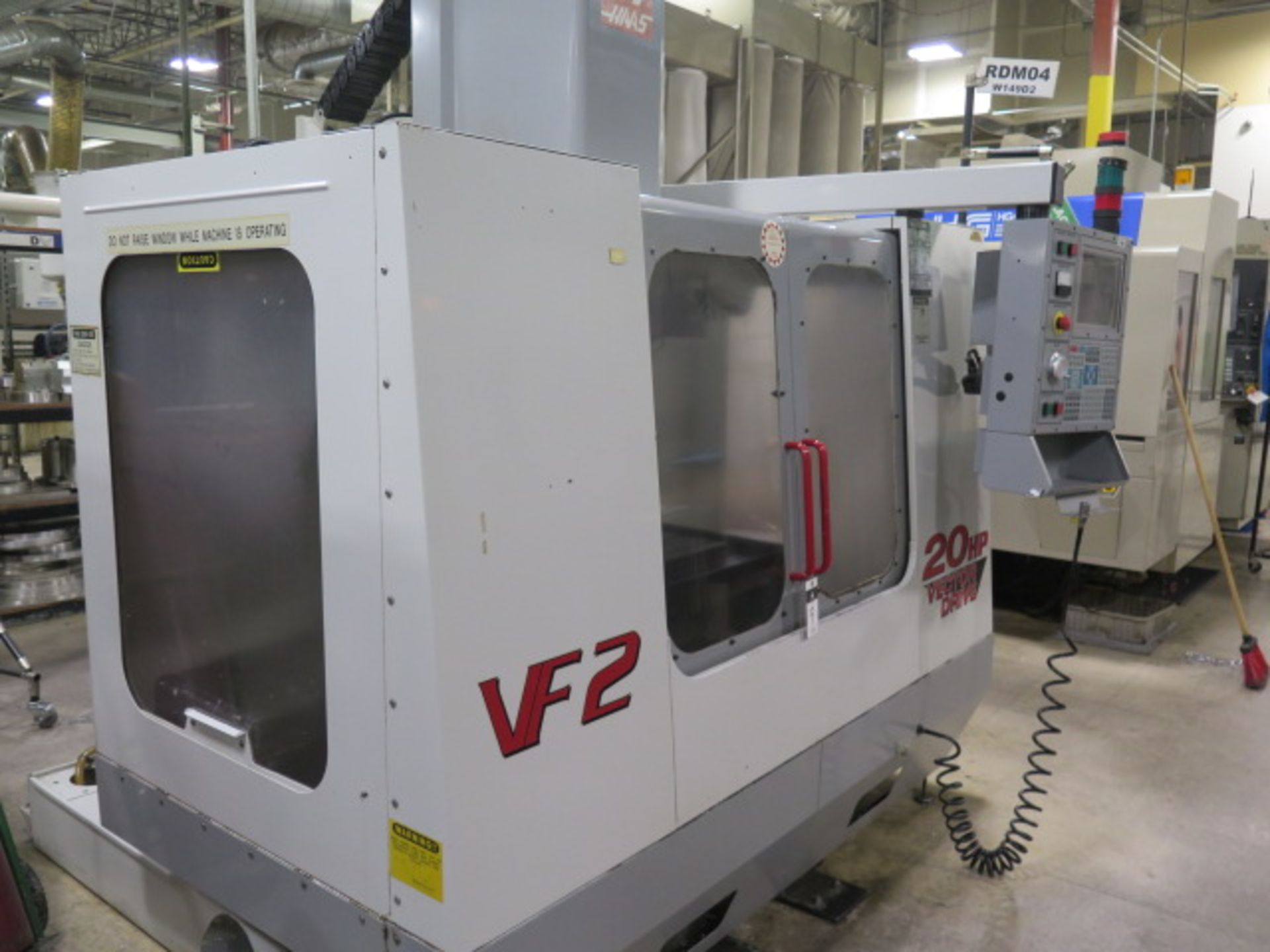 2000 Haas VF-2 4-Axis CNC Vertical Machining Center s/n 20390 w/ Haas Controls, 20-Station ATC, CAT - Image 3 of 18