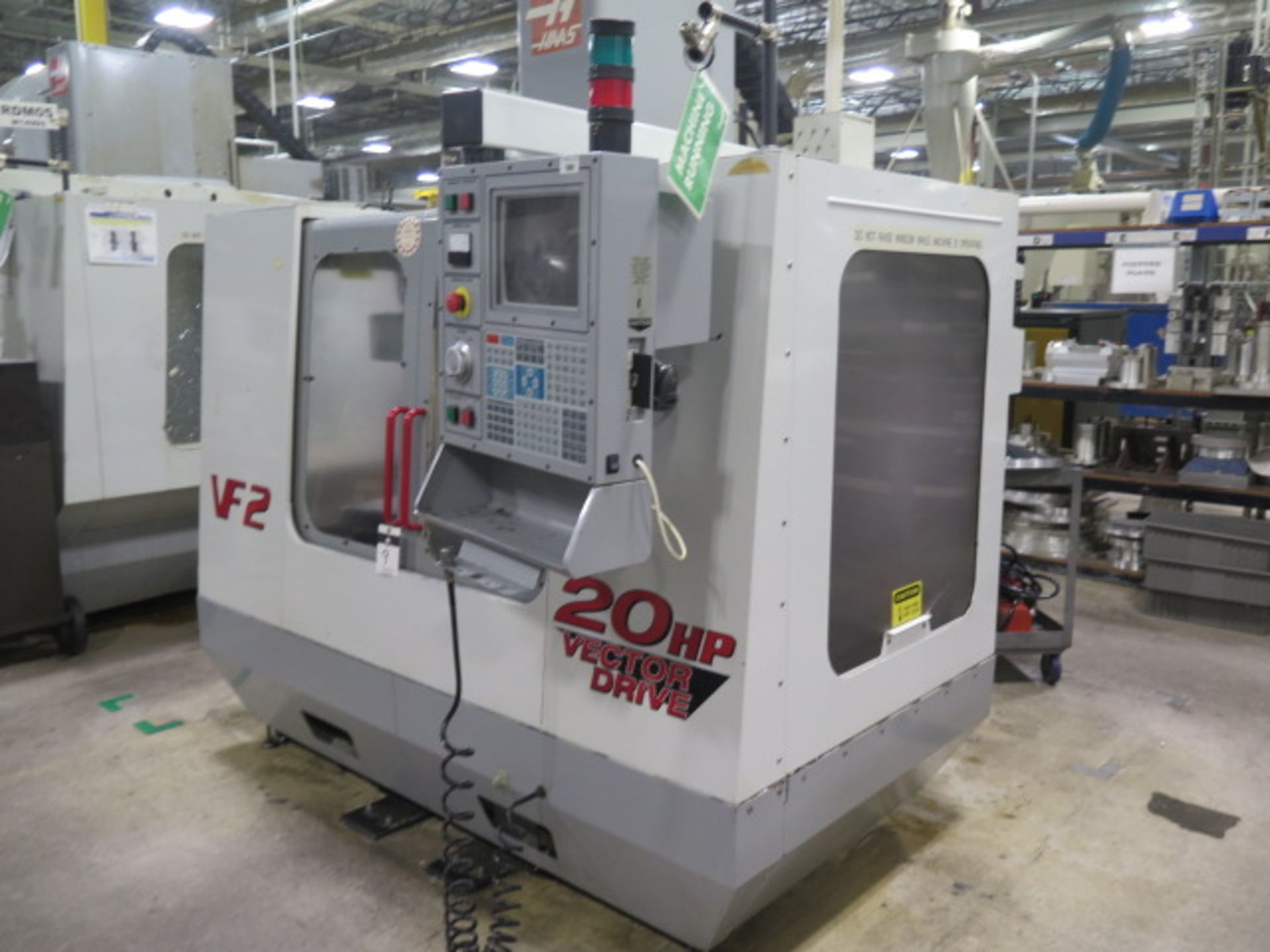 2000 Haas VF-2 4-Axis CNC Vertical Machining Center s/n 20390 w/ Haas Controls, 20-Station ATC, CAT - Image 2 of 18