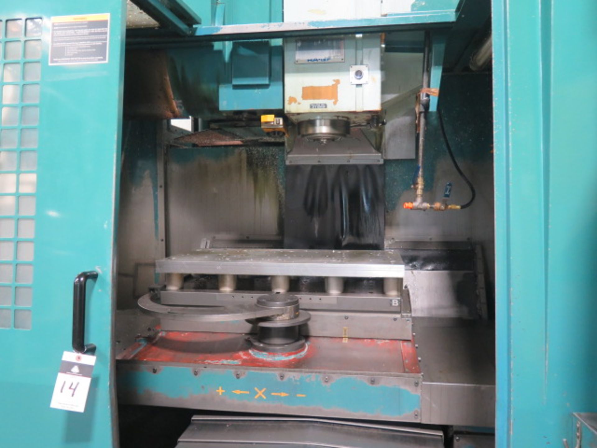 1994 Matsuura RA-IV F 2-Pallet CNC Vertical Machining Center s/n 940610849 w/ Yasnac System i-80 Co - Image 7 of 23