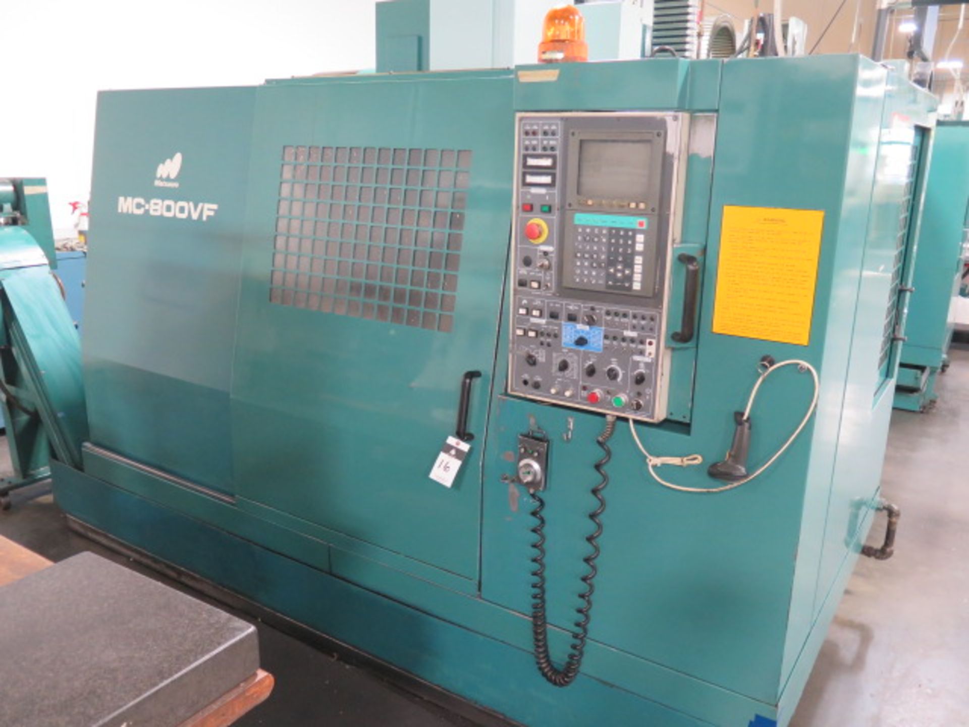 1993 Matsuura MC-800VF CNC Vertical Machining Center s/n 930210084 w/ Yasnac i-80 Controls, 30-Stat