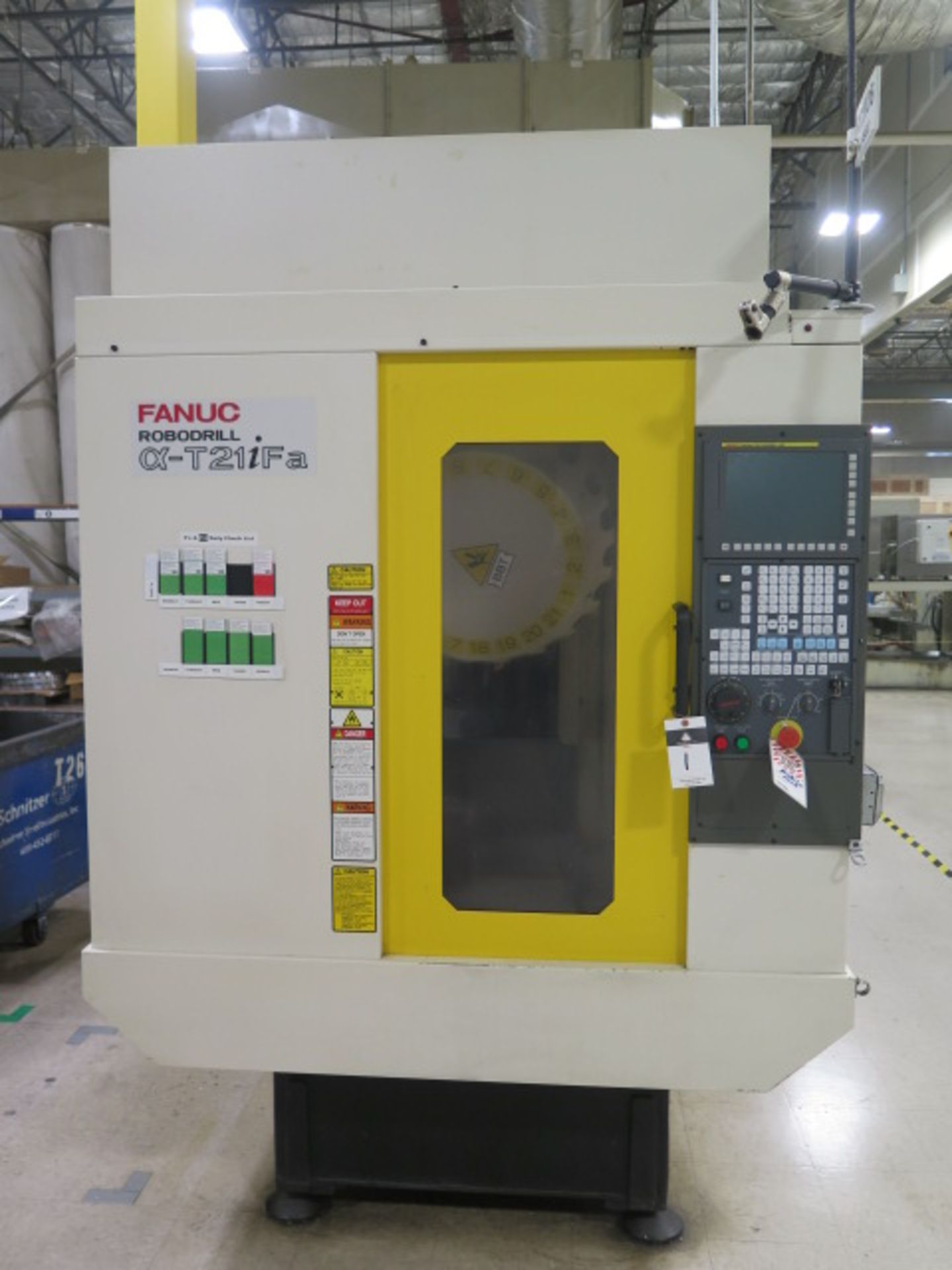 2011 Fanuc Robodrill α-T21iFa CNC Drilling Center s/n P119XG827 w/ Fanuc Series 31i-MODEL A5 Contro