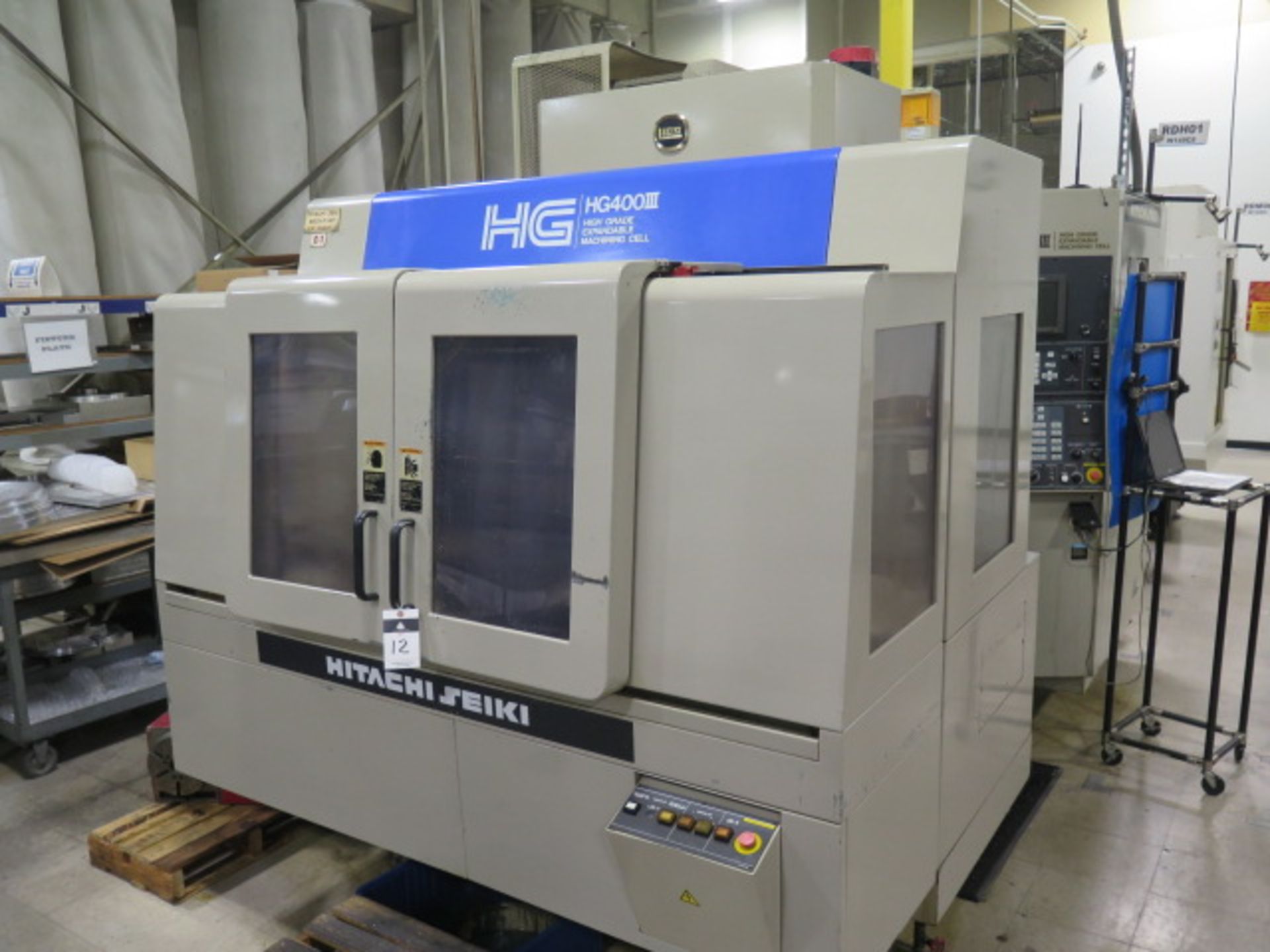 Hitachi Seiki HG-400 III “High Grade Expandable Machining Cell” 2-Pallet 4-Axis CNC Horizontal Mach - Image 2 of 15