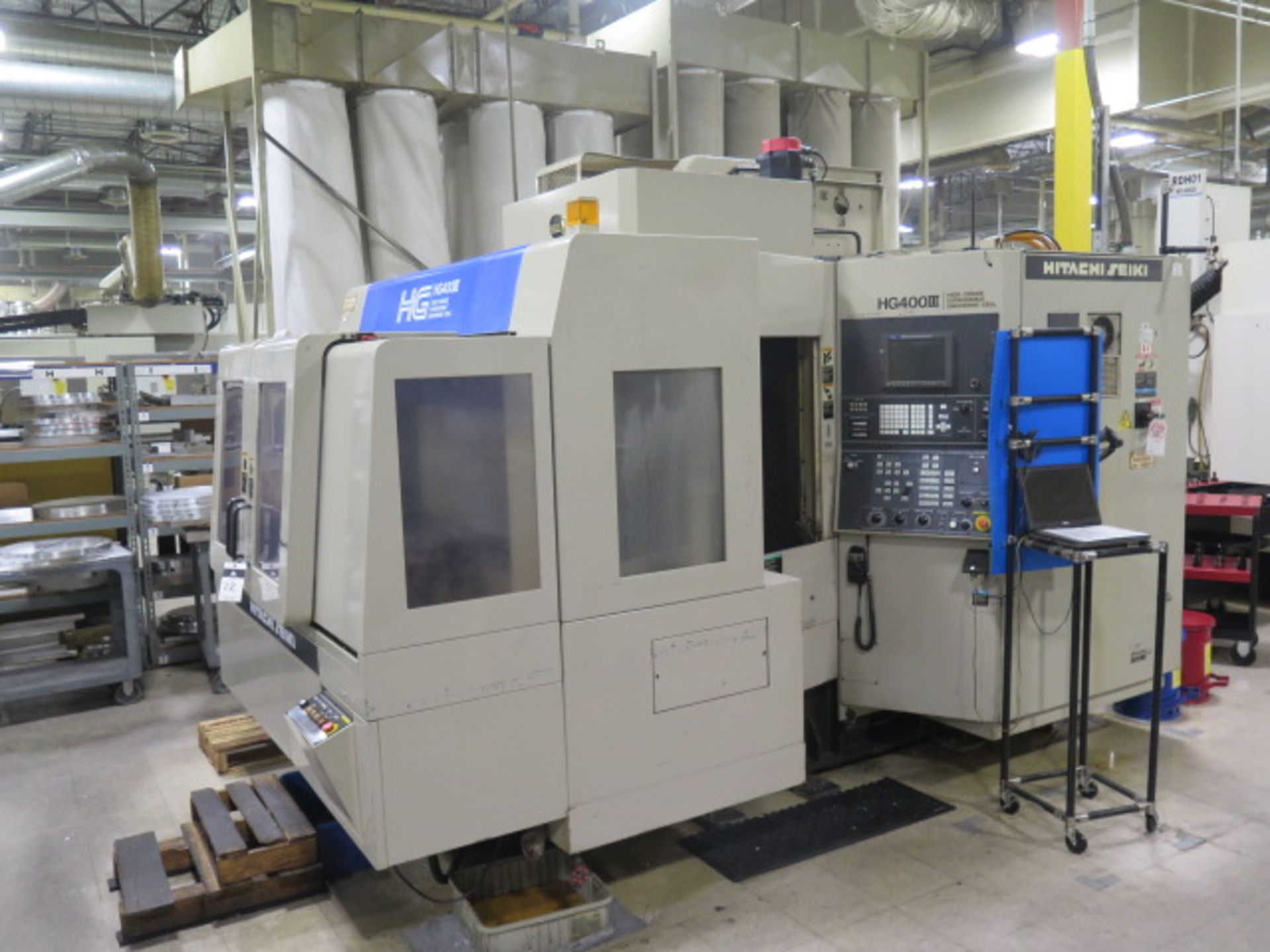 Hitachi Seiki HG-400 III “High Grade Expandable Machining Cell” 2-Pallet 4-Axis CNC Horizontal Mach - Image 3 of 15