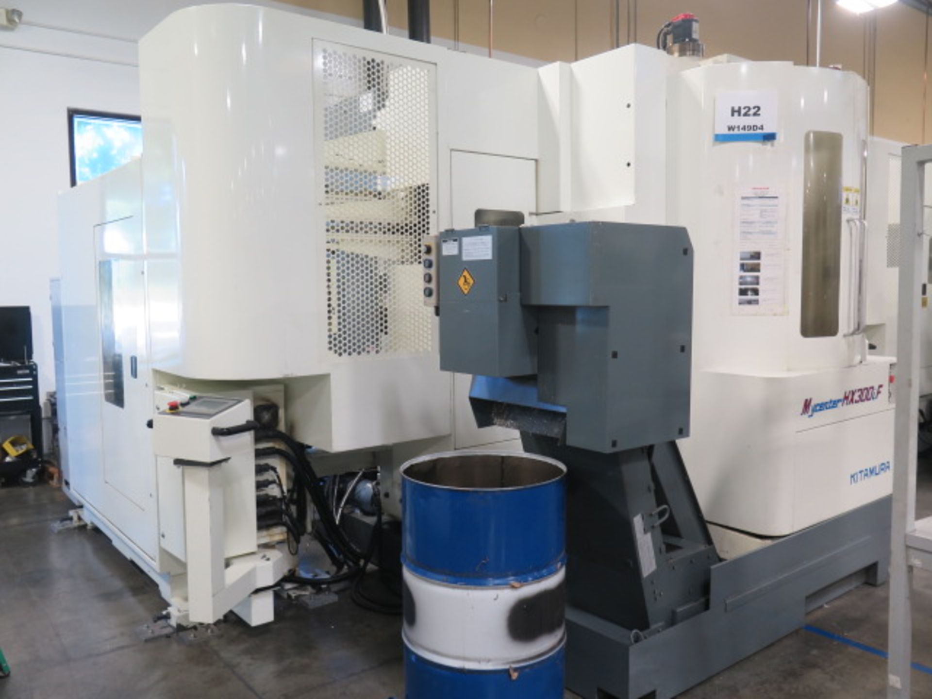 Kitamura Mycenter-HX300iF 2-Pallet 4-Axis CNC Horizontal Machining Center s/n 40975 w/ Fanuc Series - Image 4 of 22