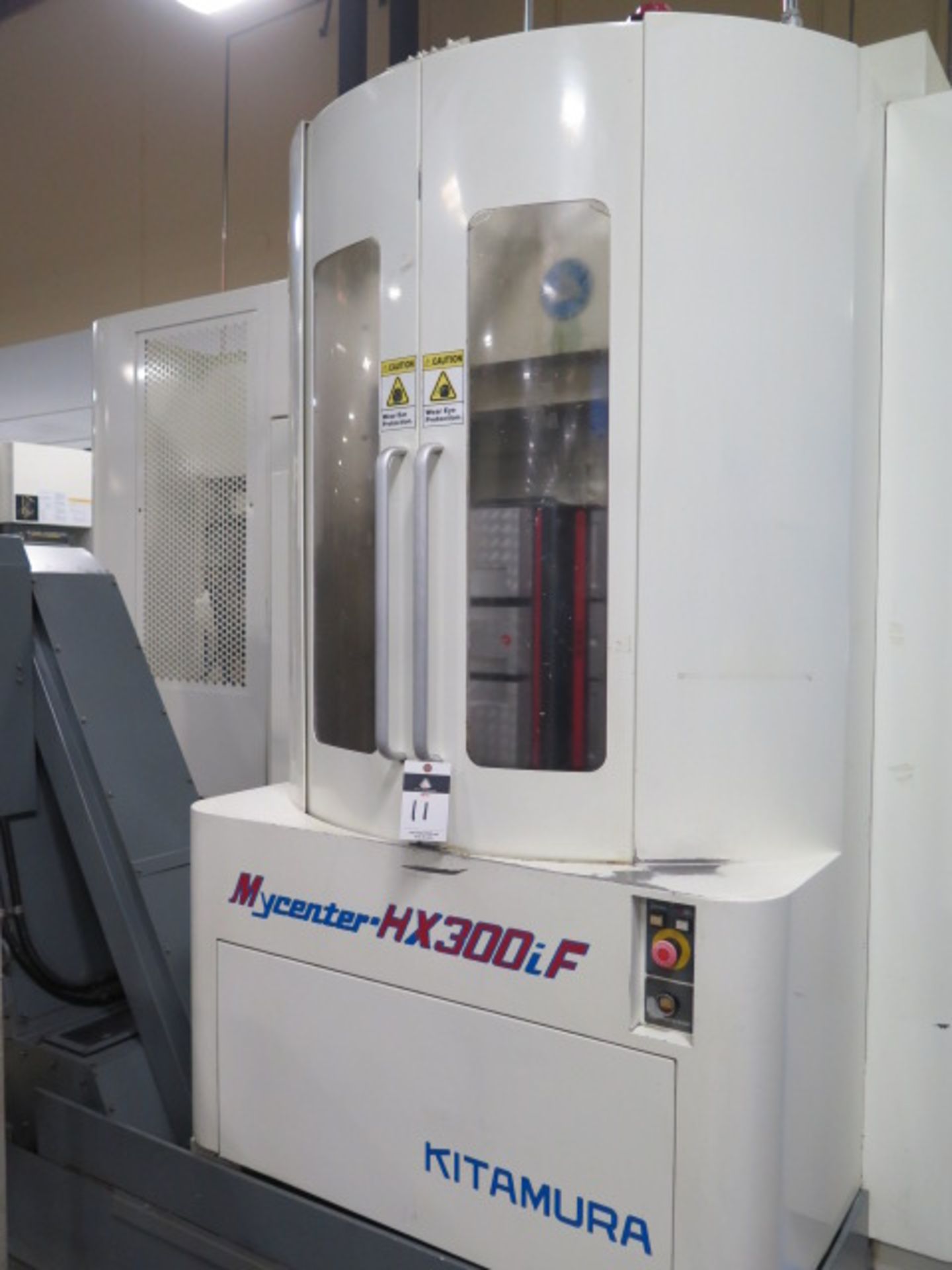 Kitamura Mycenter-HX300iF 2-Pallet 4-Axis CNC Horizontal Machining Center s/n 40802 w/ Fanuc Series - Image 3 of 19