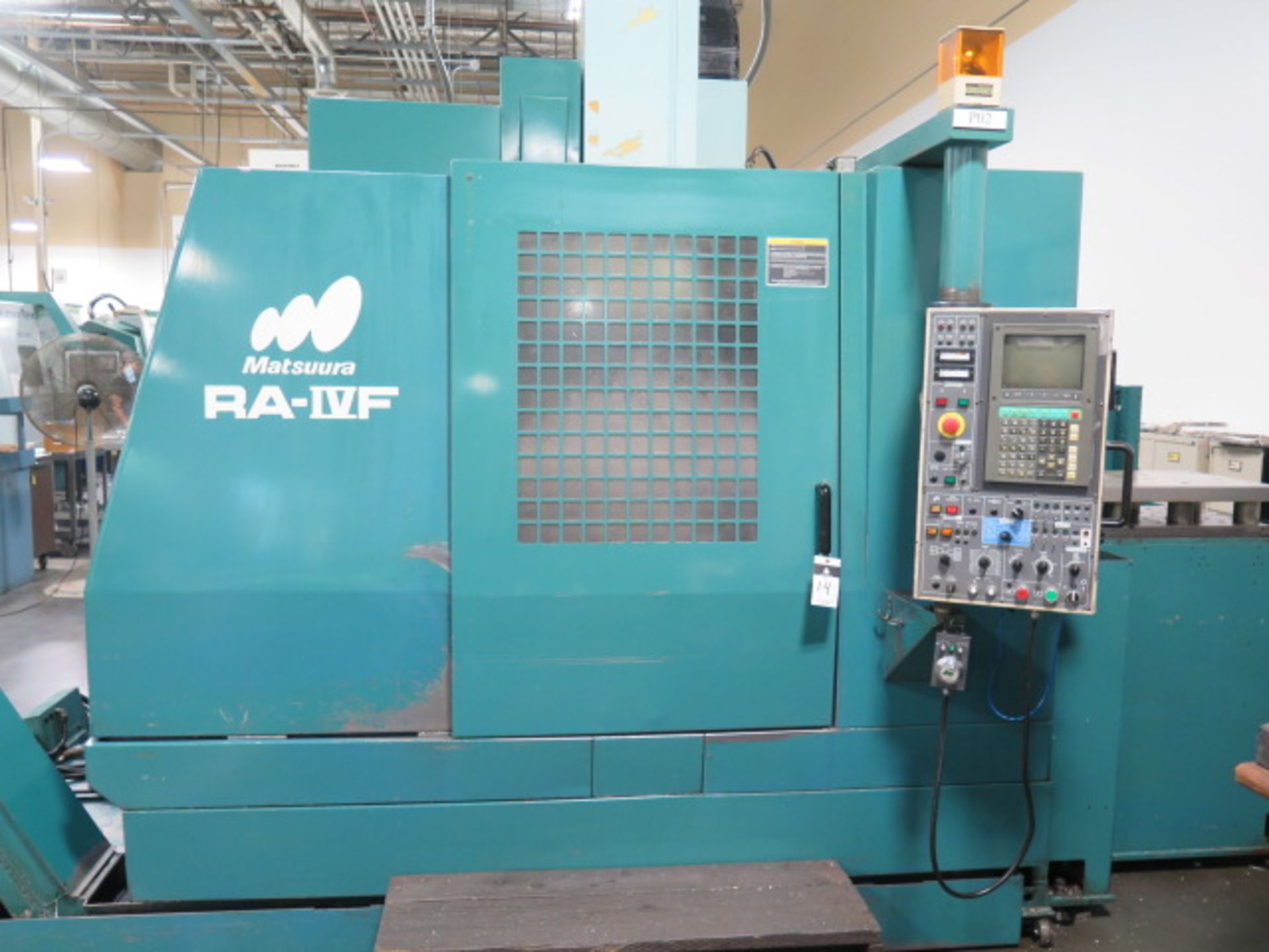 1994 Matsuura RA-IV F 2-Pallet CNC Vertical Machining Center s/n 940610849 w/ Yasnac System i-80 Co