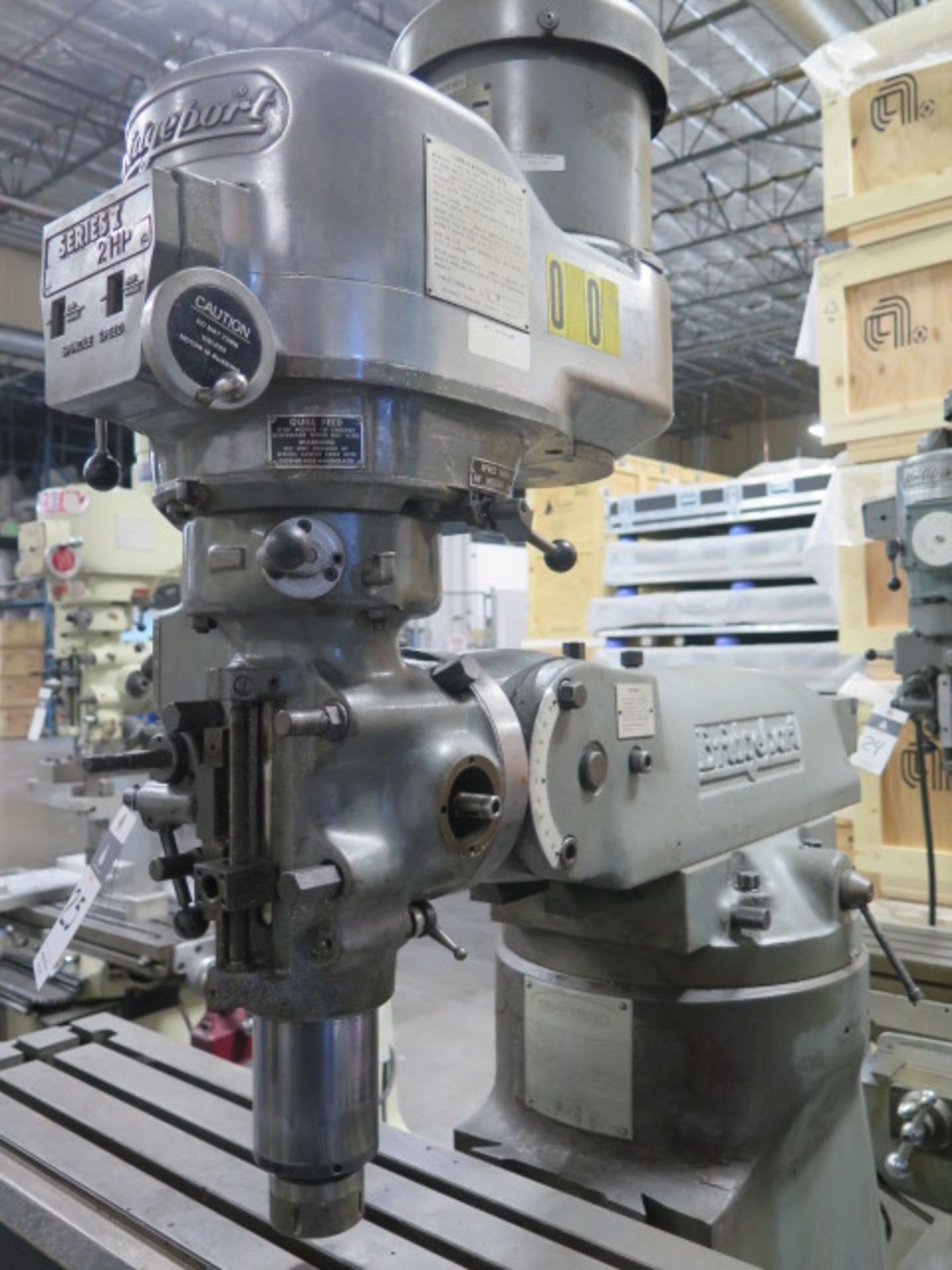 Bridgeport Series 1 – 2Hp Vertical Mill s/n 223660 (CONVERTED FROM CNC – NO DRIVES) w/ 60-4200 Dial - Bild 7 aus 12