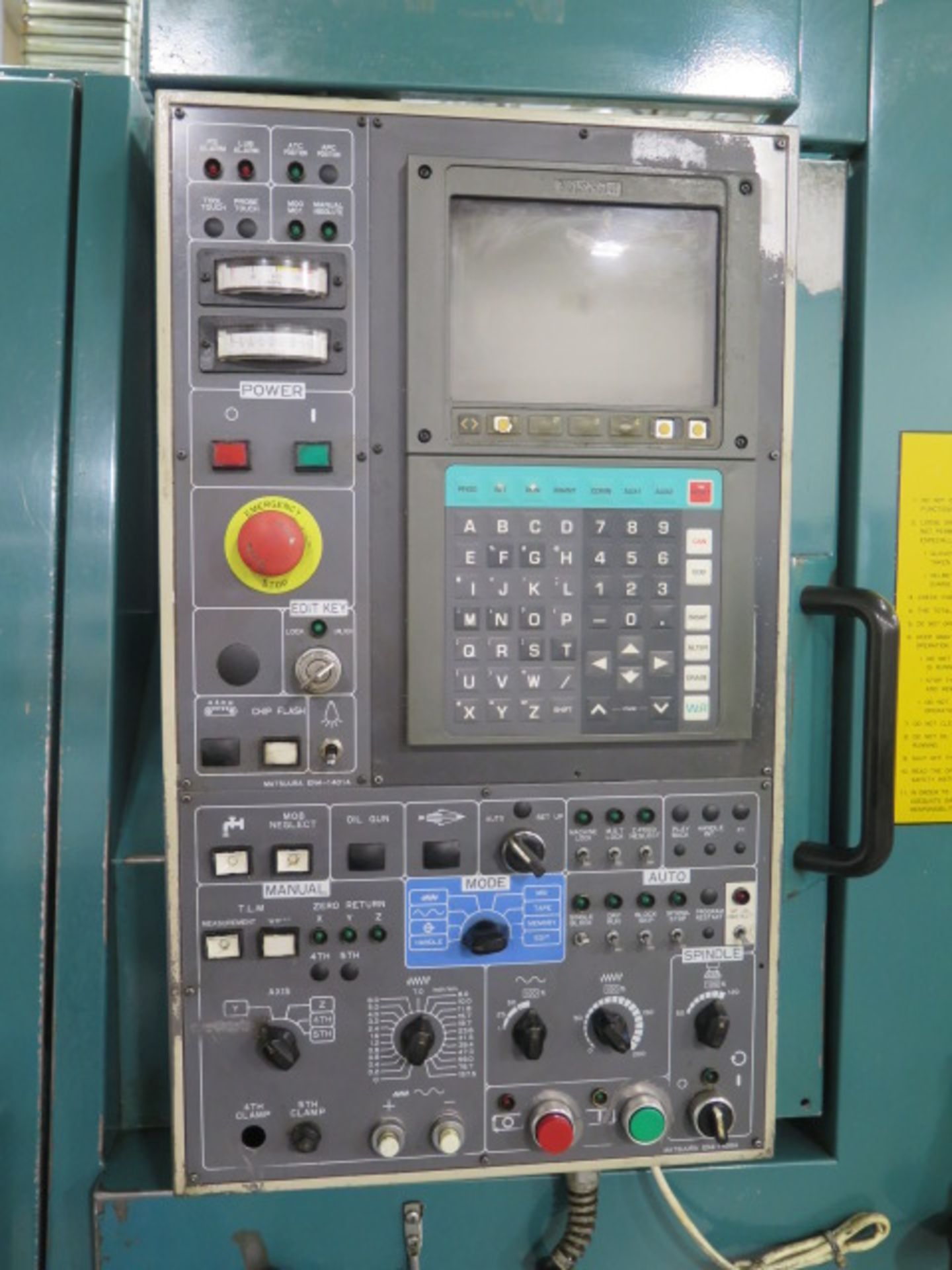 1993 Matsuura MC-800VF CNC Vertical Machining Center s/n 930210084 w/ Yasnac i-80 Controls, 30-Stat - Image 5 of 22