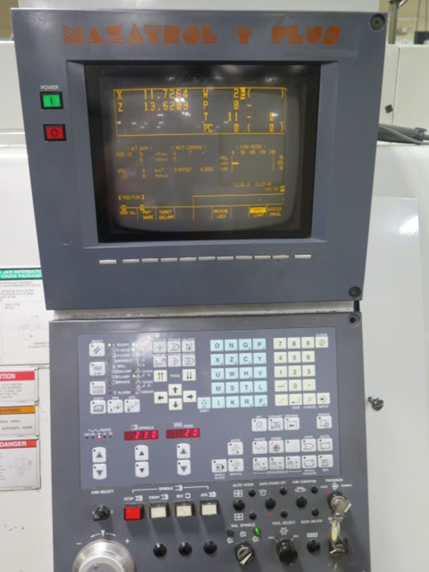 1995 Mazak SQT-15 “Super Quick Turn 15 MARK II” CNC Turning Center s/n 117193 w/ Mazatrol T-PLUS Co - Image 4 of 20