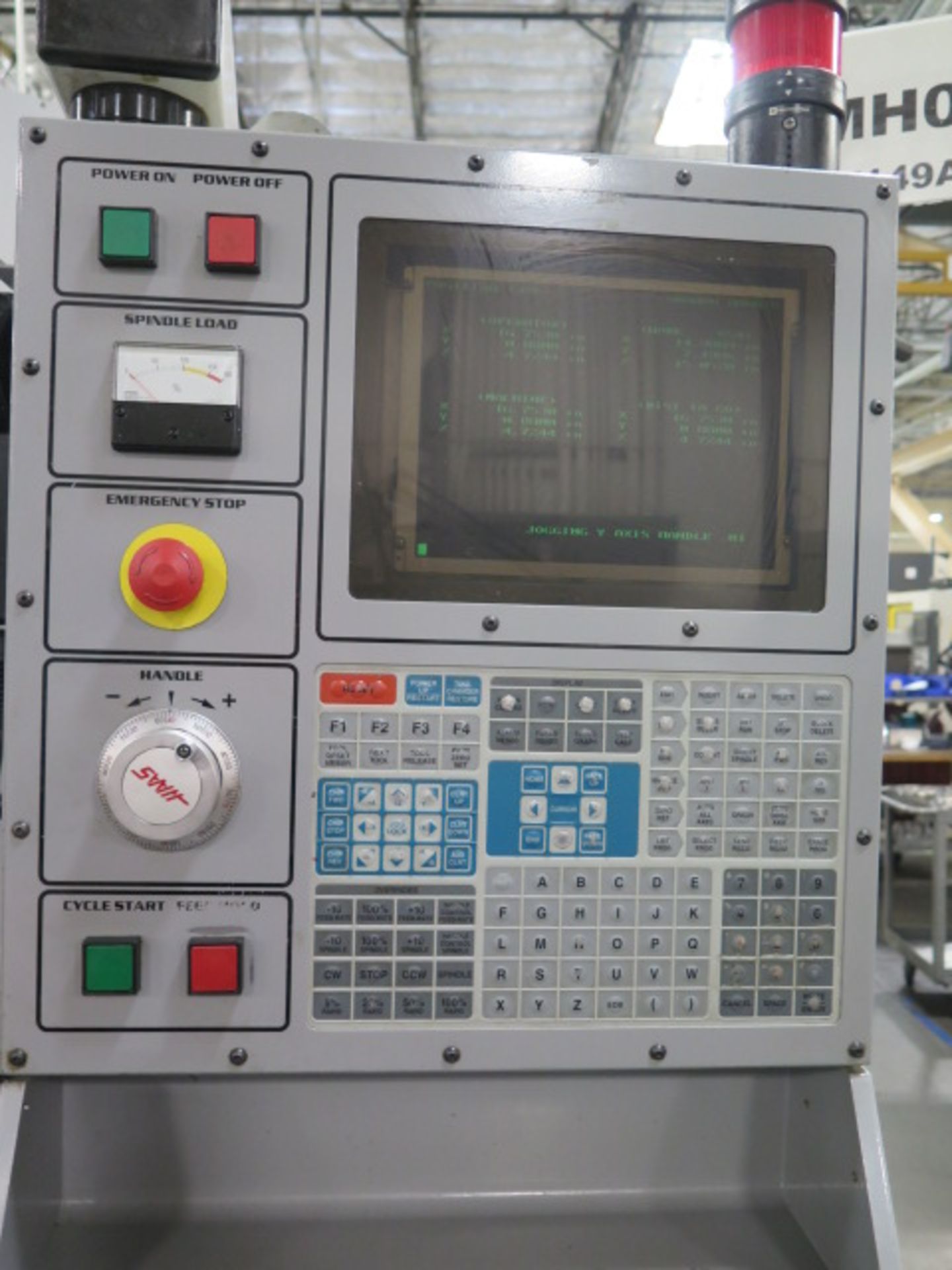 2000 Haas VF-3 4-Axis CNC Vertical Machining Center s/n 21059 w/ Haas Controls, 24-Station Side Mou - Bild 6 aus 19