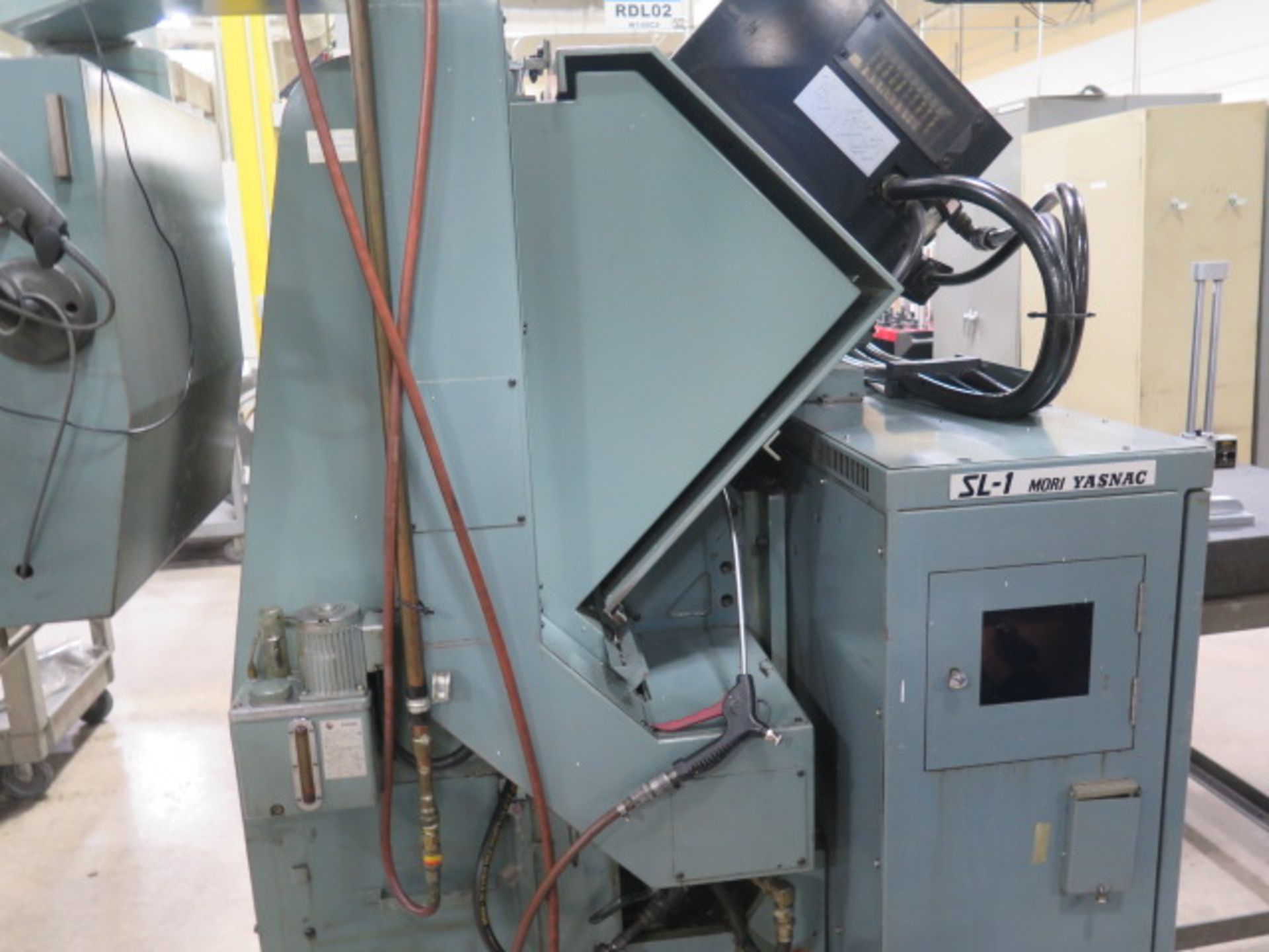 Mori Seiki SL-1A CNC Turning Center s/n 67 w/ Yasnac LX1 Controls, 12-Station Turret, Hydraulic Tai - Image 10 of 13