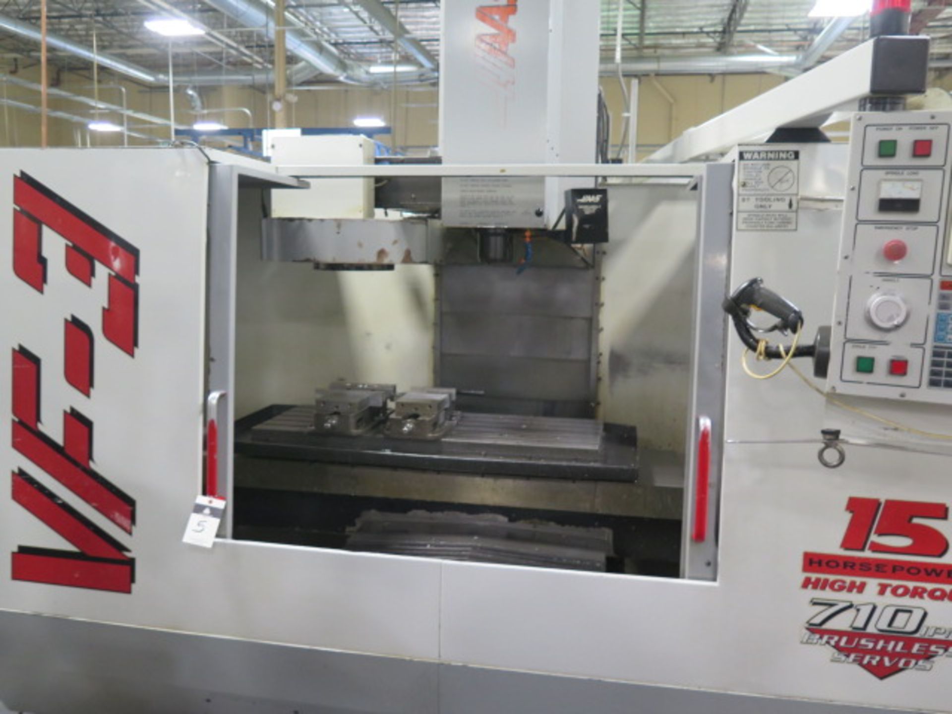 1997 Haas VF-3 4-Axis CNC Vertical Machining Center s/n 10188 w/ Haas Controls, 20-Station ATC, BT- - Image 4 of 18