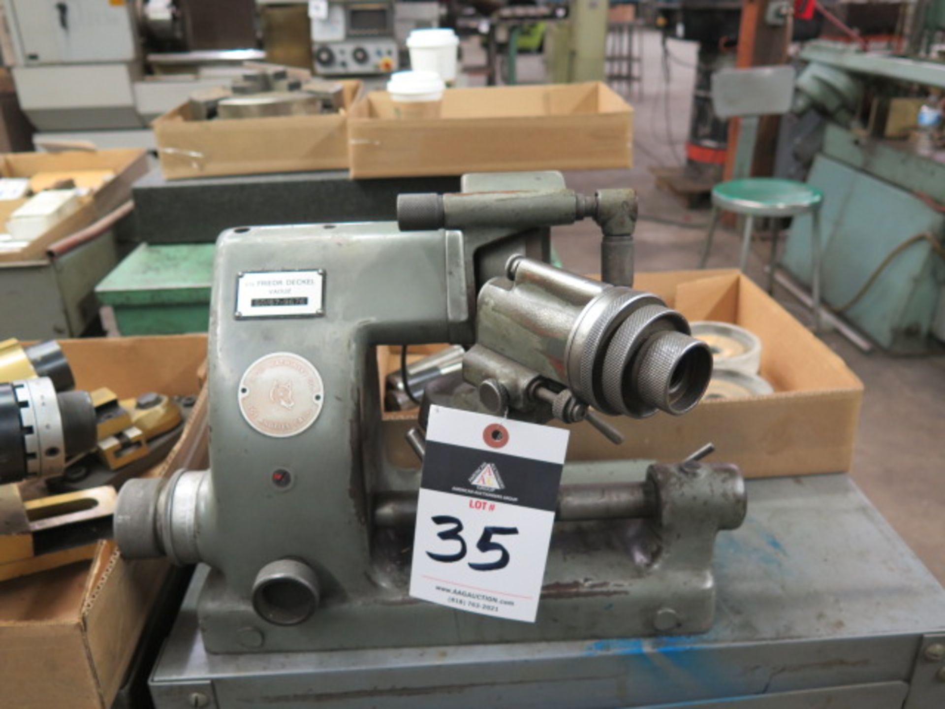 Deckel SO Single-Lip Tool Grinder s/n SO/67-9676