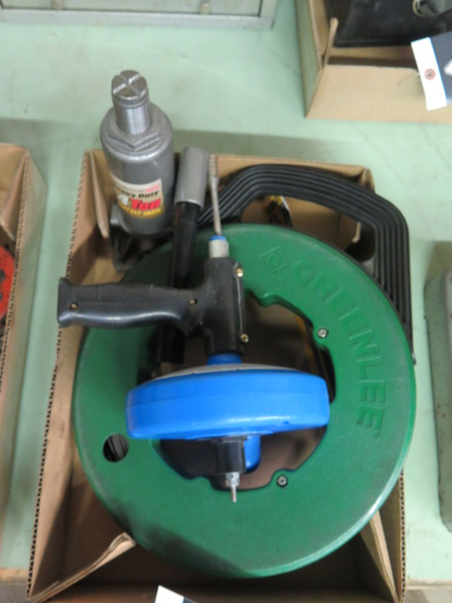 Hydraulic Bottle Jackm Fisch Tape and Drain Snake - Image 2 of 2
