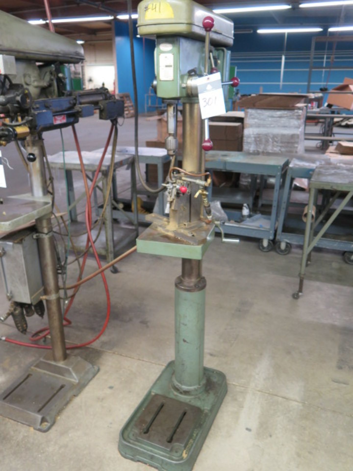 Jet Pedestal Drill Press w/ Drill Fixture