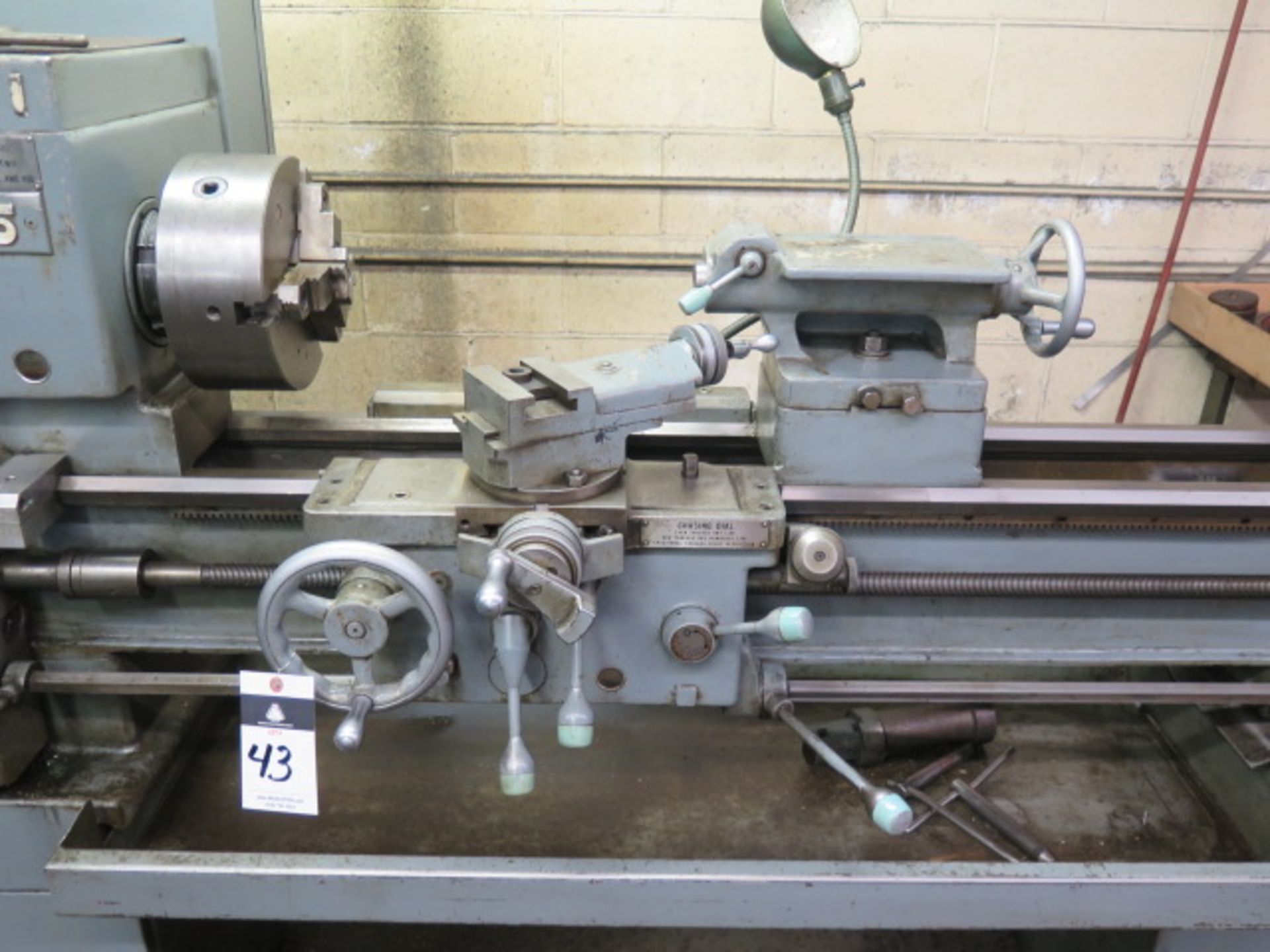 Cincinnati 15” x 48” Geared Head Lathe s/n 5501R25V-0020 w/ 53-1800 Dial Hydrashift RPM, Inch - Image 3 of 8