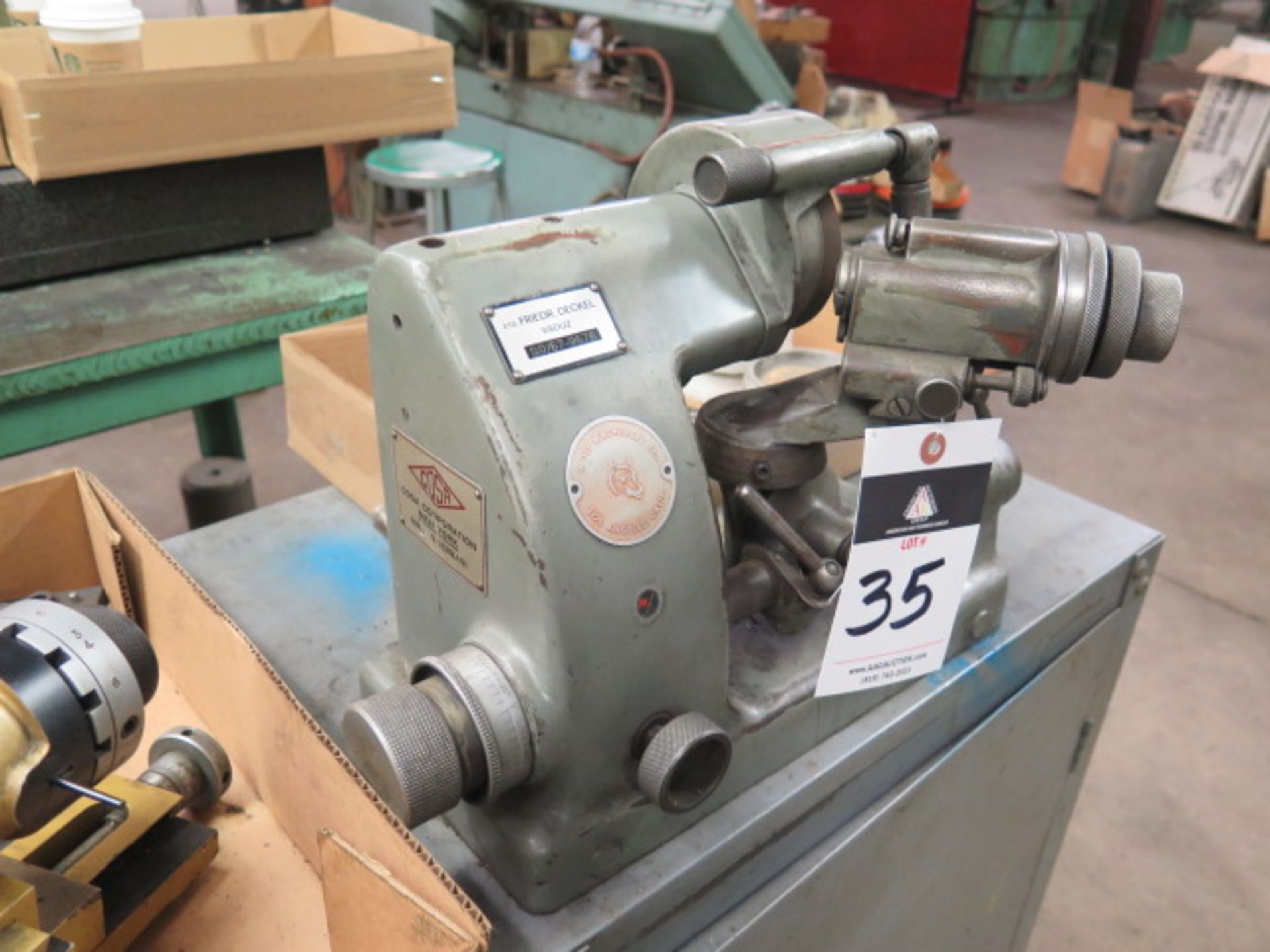 Deckel SO Single-Lip Tool Grinder s/n SO/67-9676 - Image 3 of 5