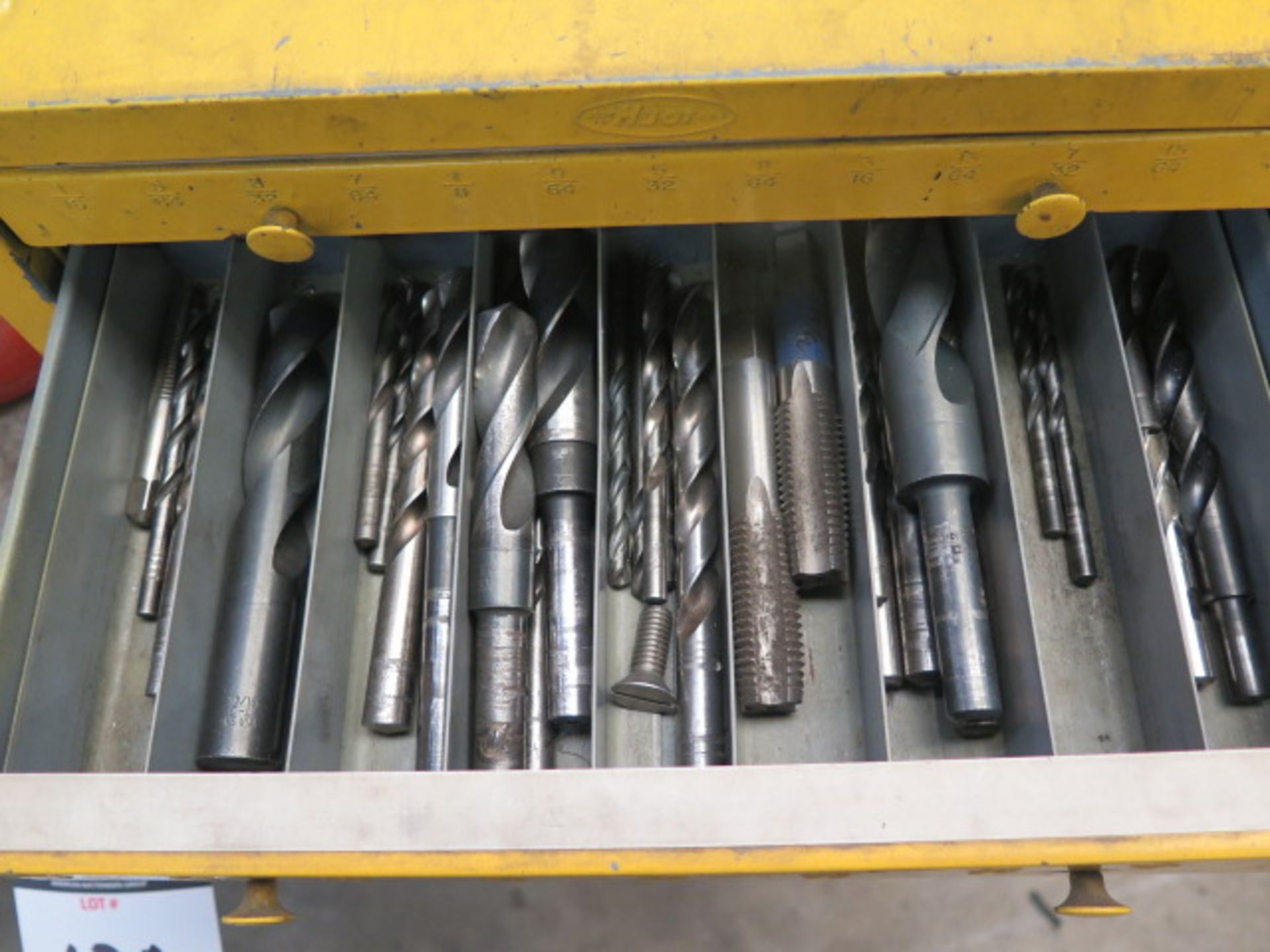 Huot Drill Cabinet w/ Drills and Taps - Image 3 of 4