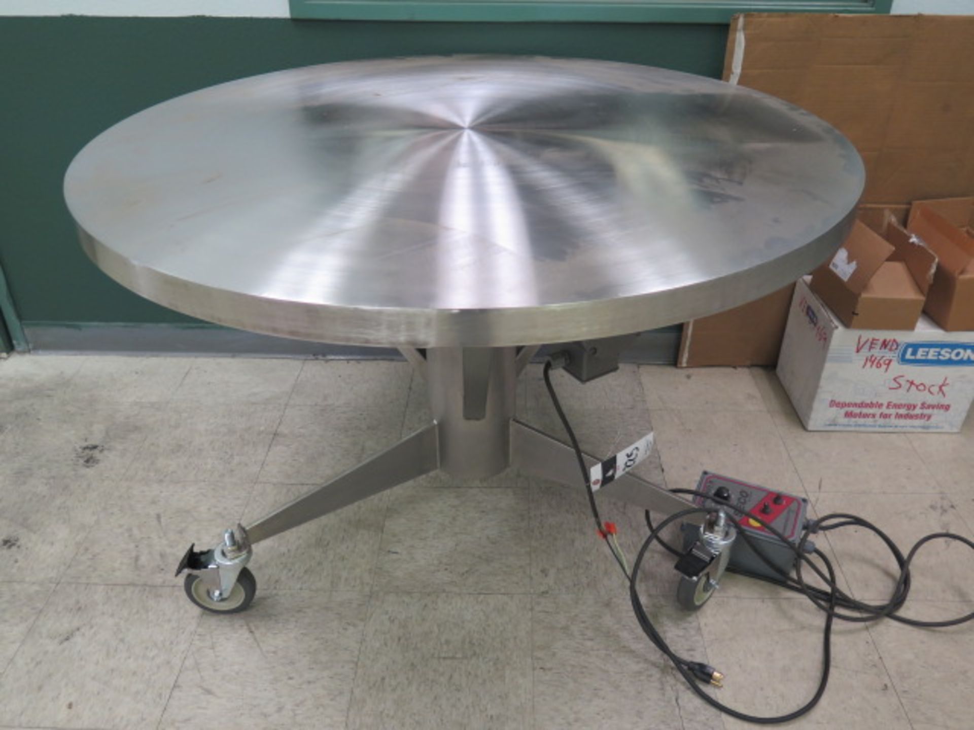 48” Stainless Steel Motorized Turntable (NOT FINISHED)