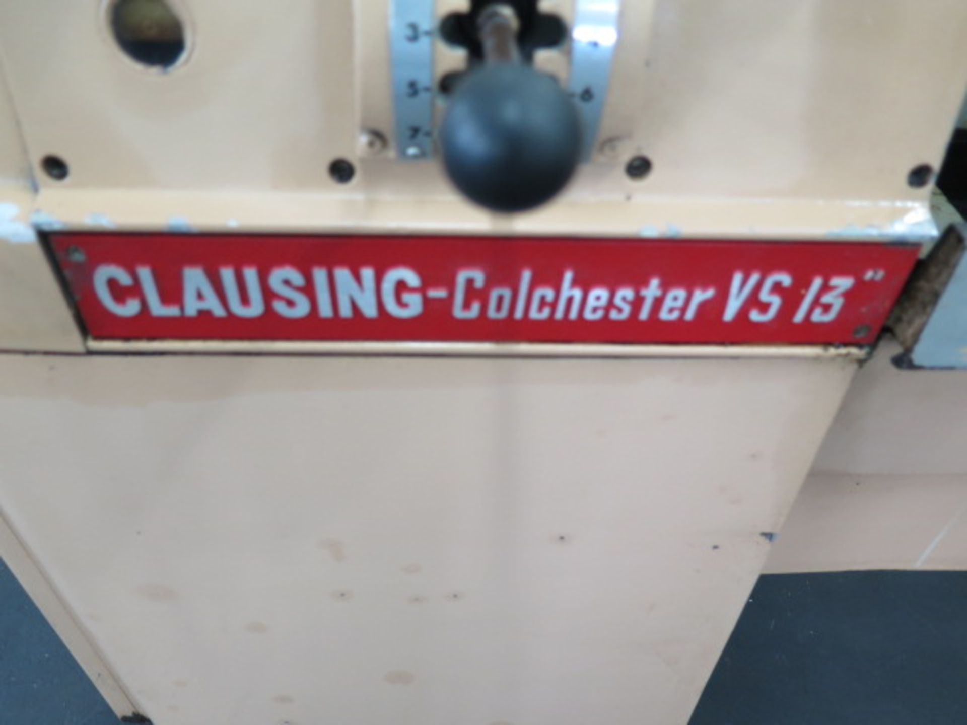 Clausing-Colchester VS-13" 13" x 42" Geared Head Lathe s/n 211/0002/00309DD w/ 21-3100 RPM, Inch/ - Image 2 of 12