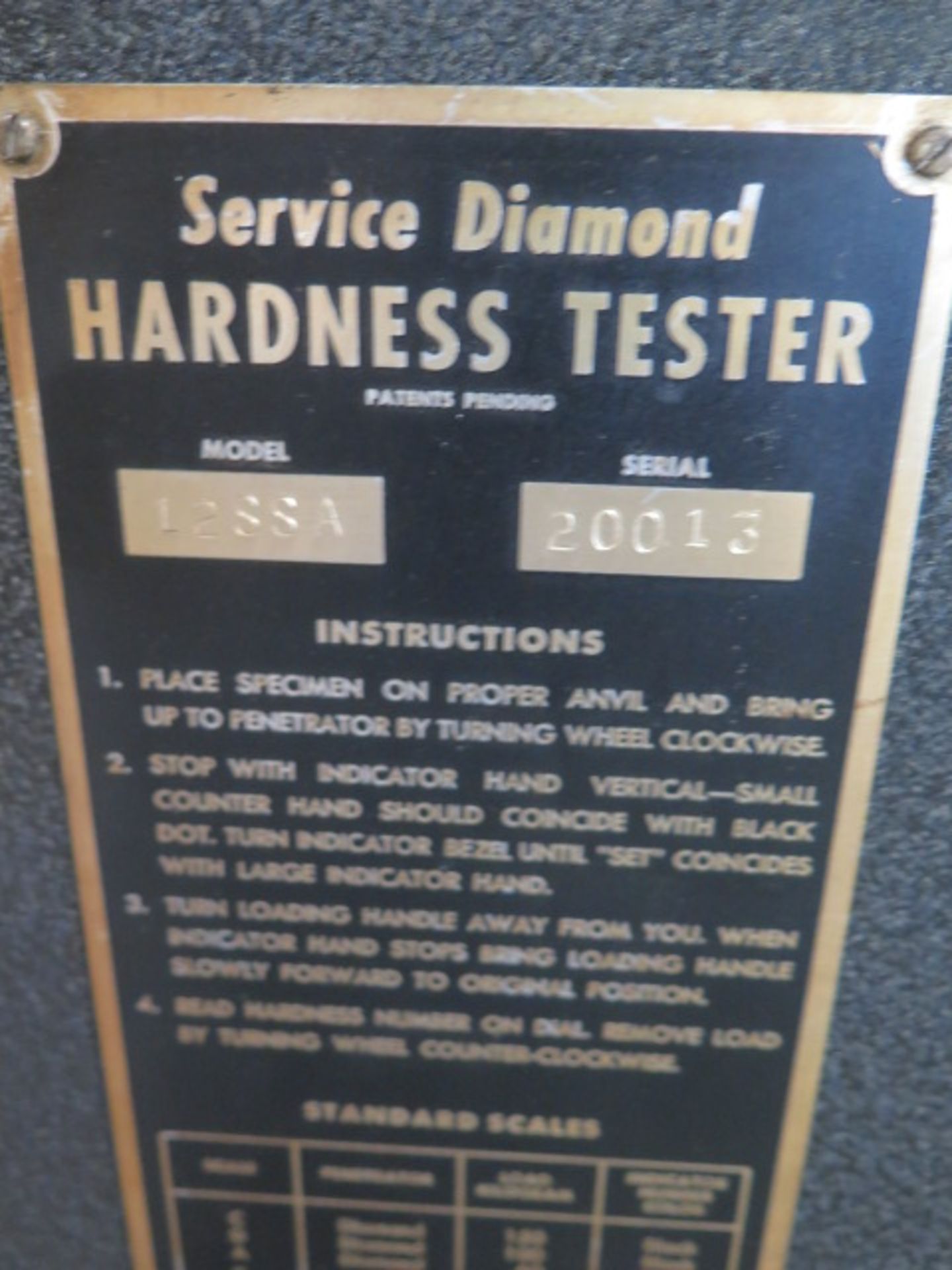 Service Diamond Rockwell Hardness Tester - Image 4 of 4