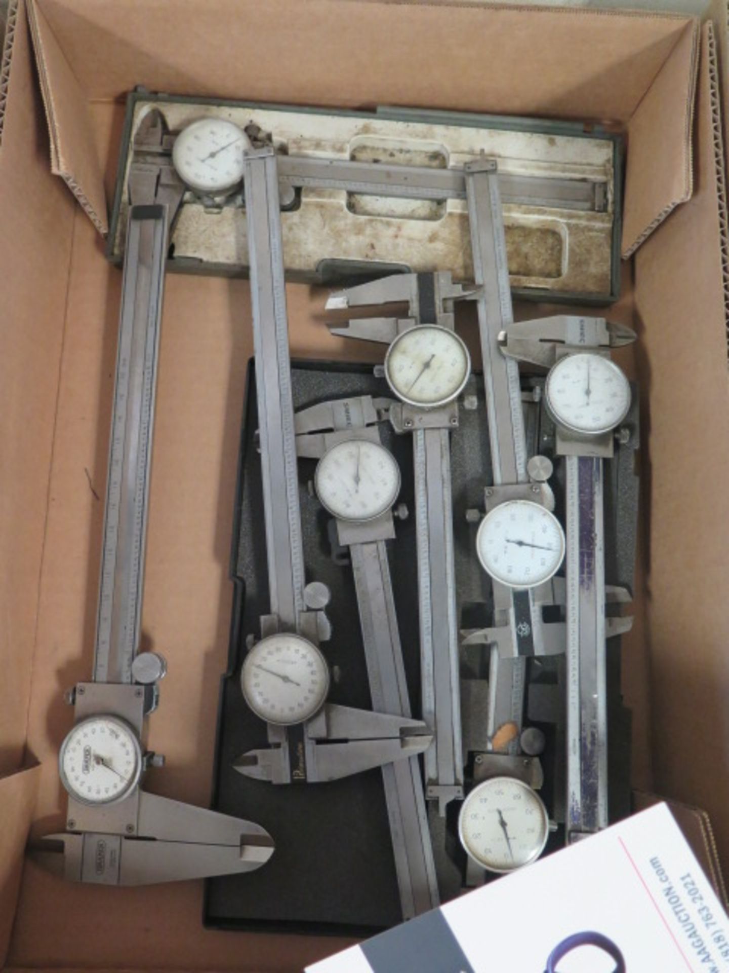 6" and 8" Dial Calipers (9) - Image 2 of 3