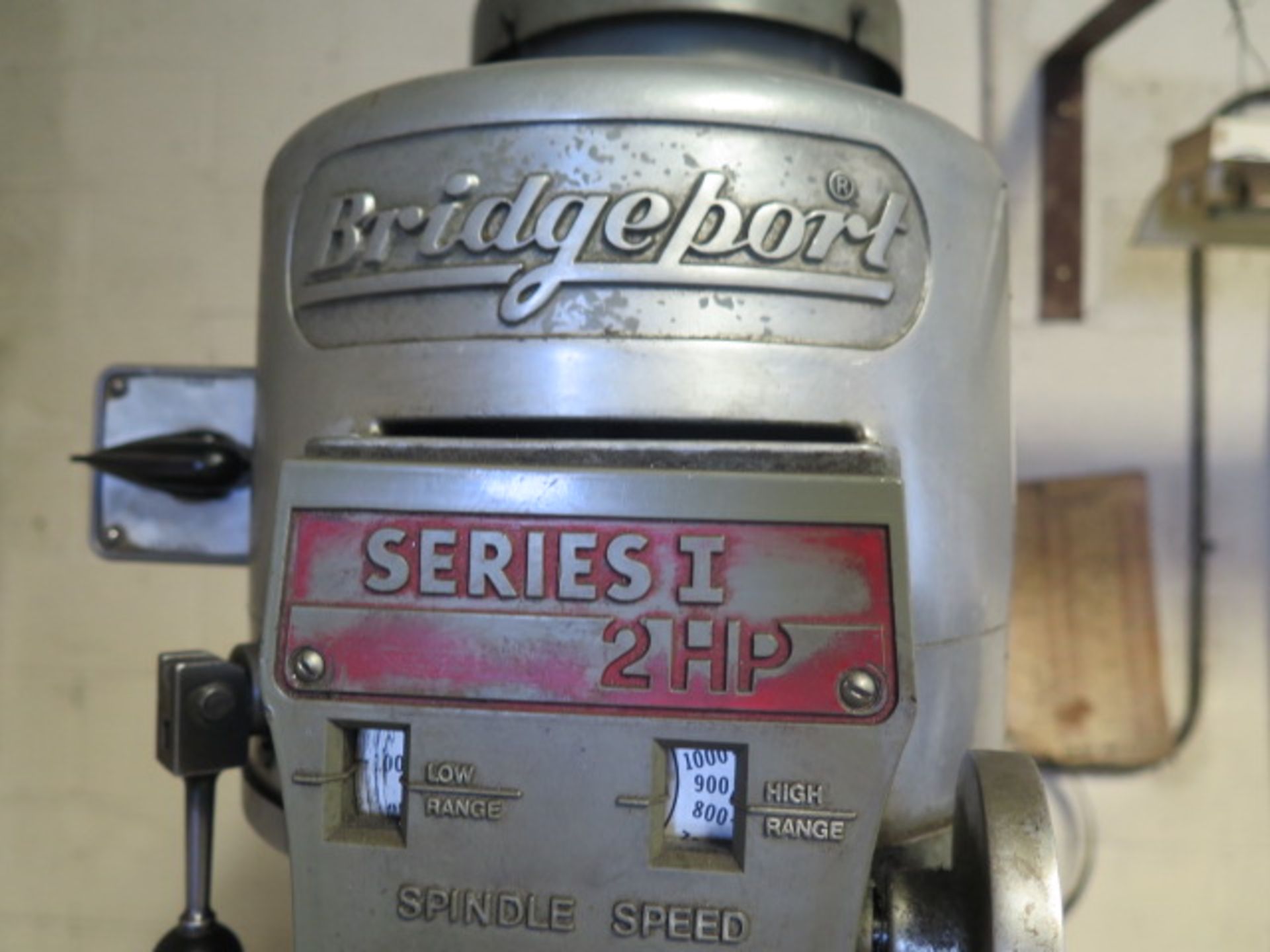 Bridgeport Series 1 – 2Hp Vertical Mill s/n 196541 w/ 60-4200 Dial Change RPM, Power Feed, 9” x - Image 3 of 10