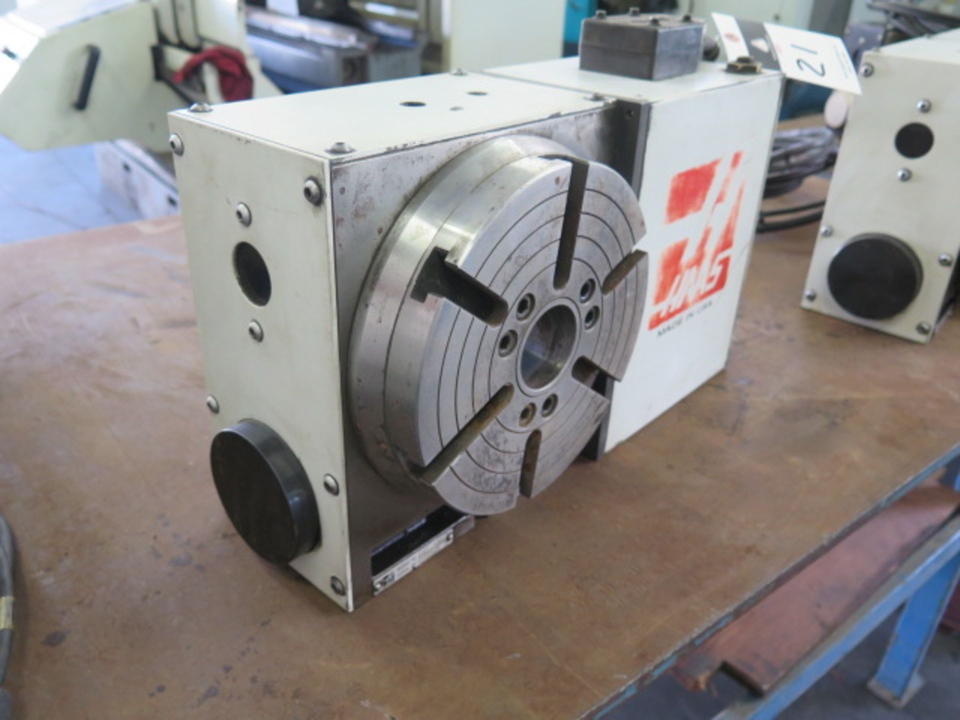 Haas HRT210H 8” 4th Axis Rotary Indexer s/n 220368 ( Change Parameter #45 VALUE from “0” to “16384”) - Image 2 of 8