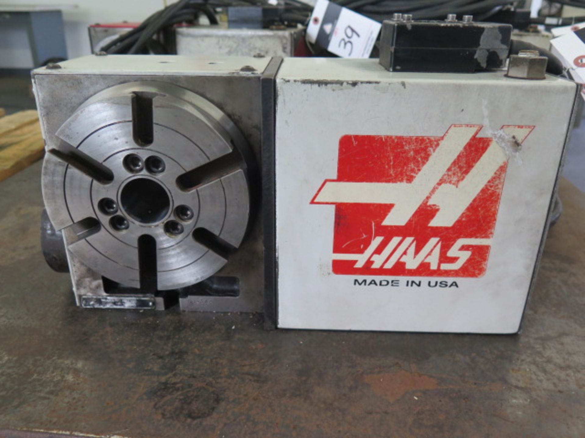 Haas HRT160 6” 4th Axis Rotary Indexer s/n 162345 ( Parameter #45 VALUE from “0” to “16384”)