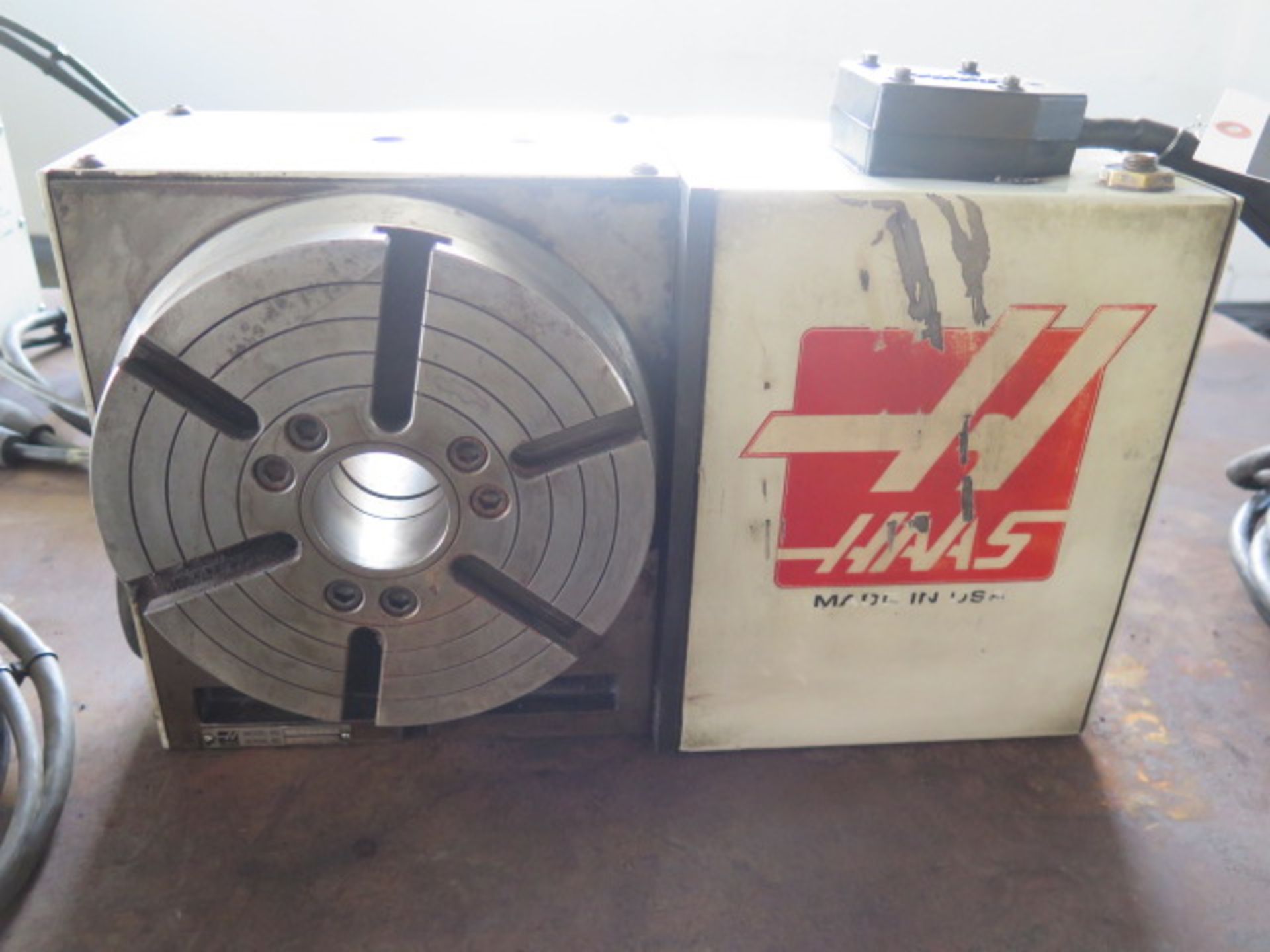 Haas HRT210H 8” 4th Axis Rotary Indexer s/n 220217 ( Change Parameter 45 VALUE from “0” to “16384”)