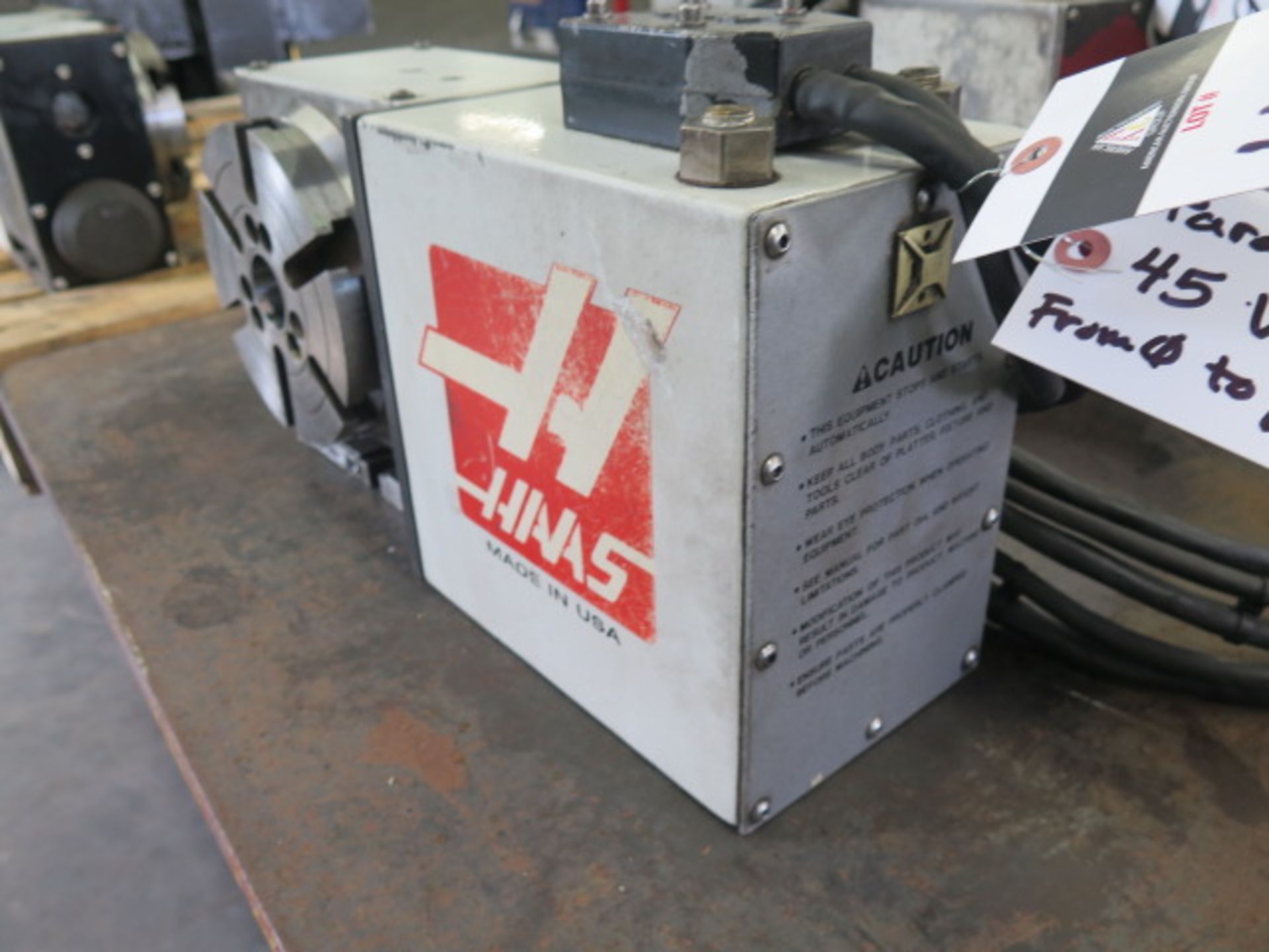 Haas HRT160 6” 4th Axis Rotary Indexer s/n 162345 ( Parameter #45 VALUE from “0” to “16384”) - Image 3 of 9