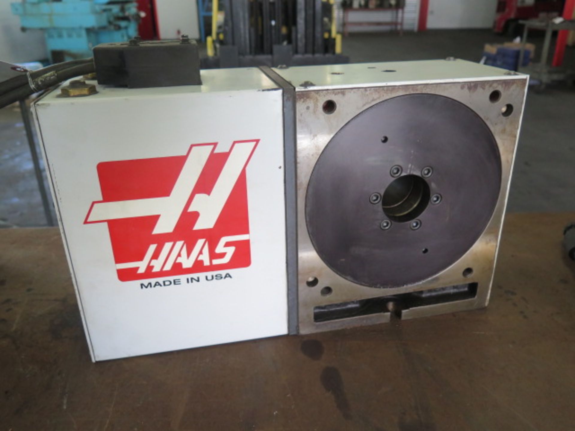 Haas HRT210H 8” 4th Axis Rotary Indexer s/n 220368 ( Change Parameter #45 VALUE from “0” to “16384”) - Image 4 of 8