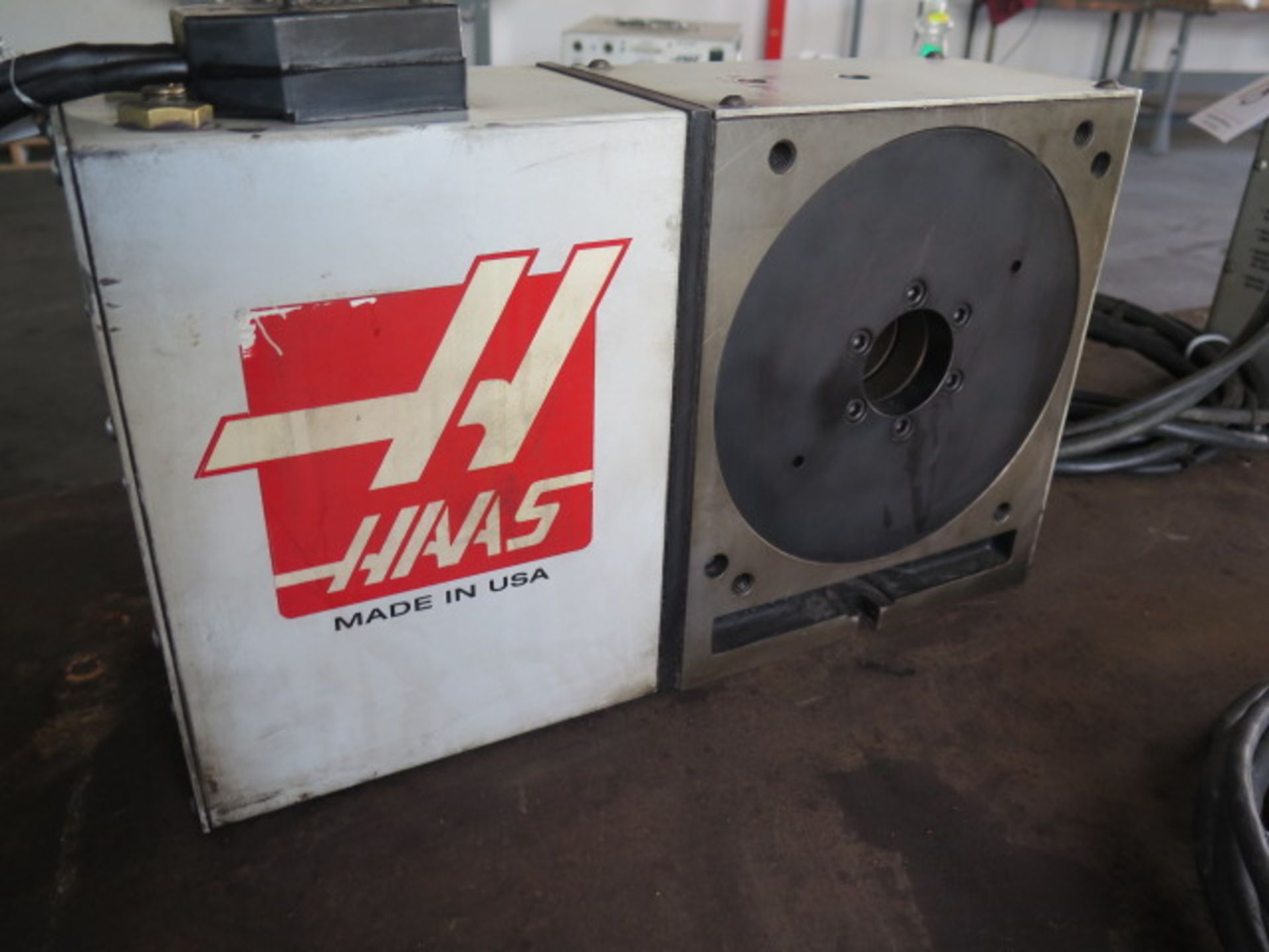 Haas HRT210H 8” 4th Axis Rotary Indexer s/n 220217 ( Change Parameter 45 VALUE from “0” to “16384”) - Image 4 of 8