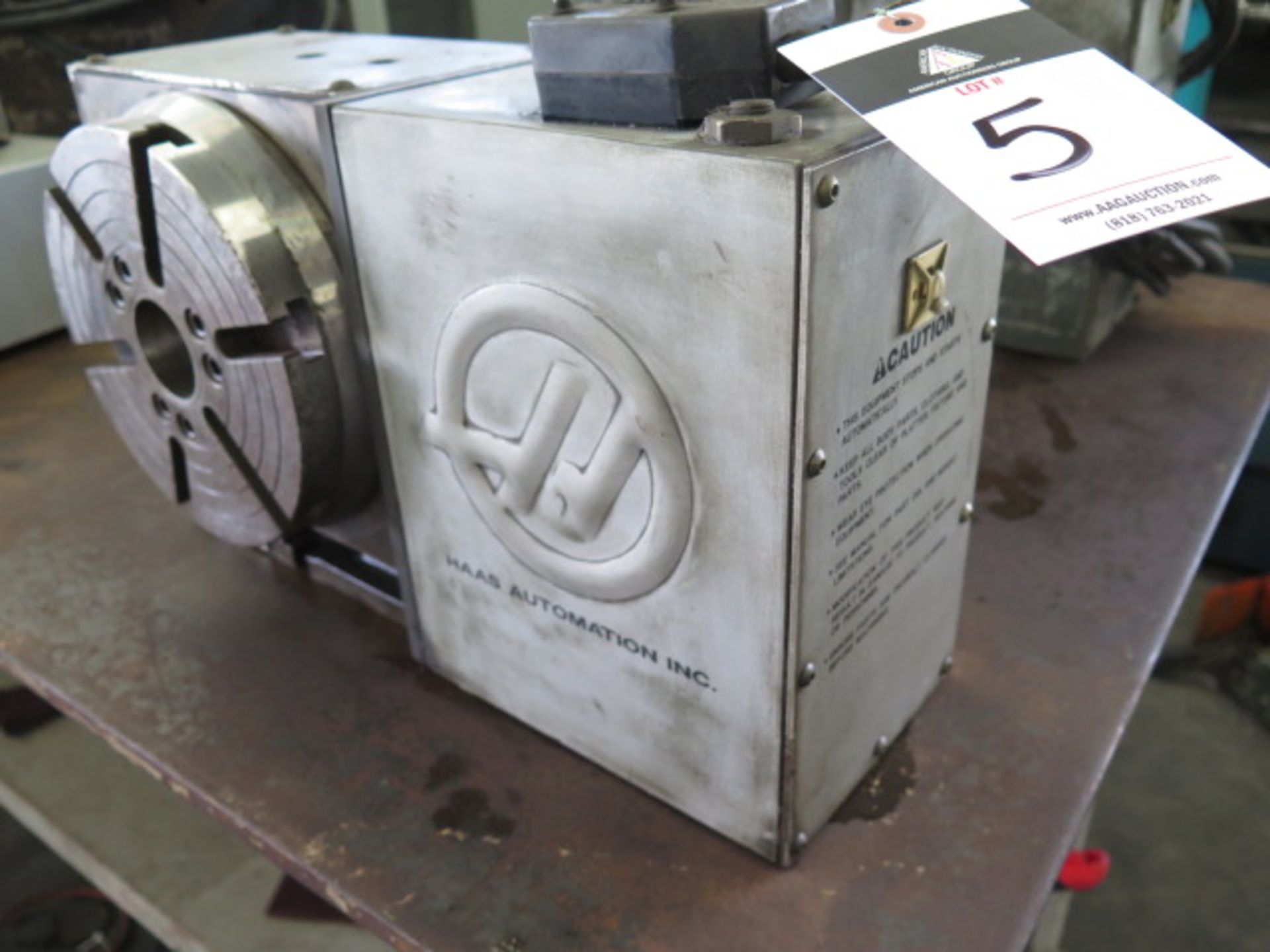 Haas SHRT210H 8” 4th Axis Rotary Indexer s/n 222591 - Image 2 of 7