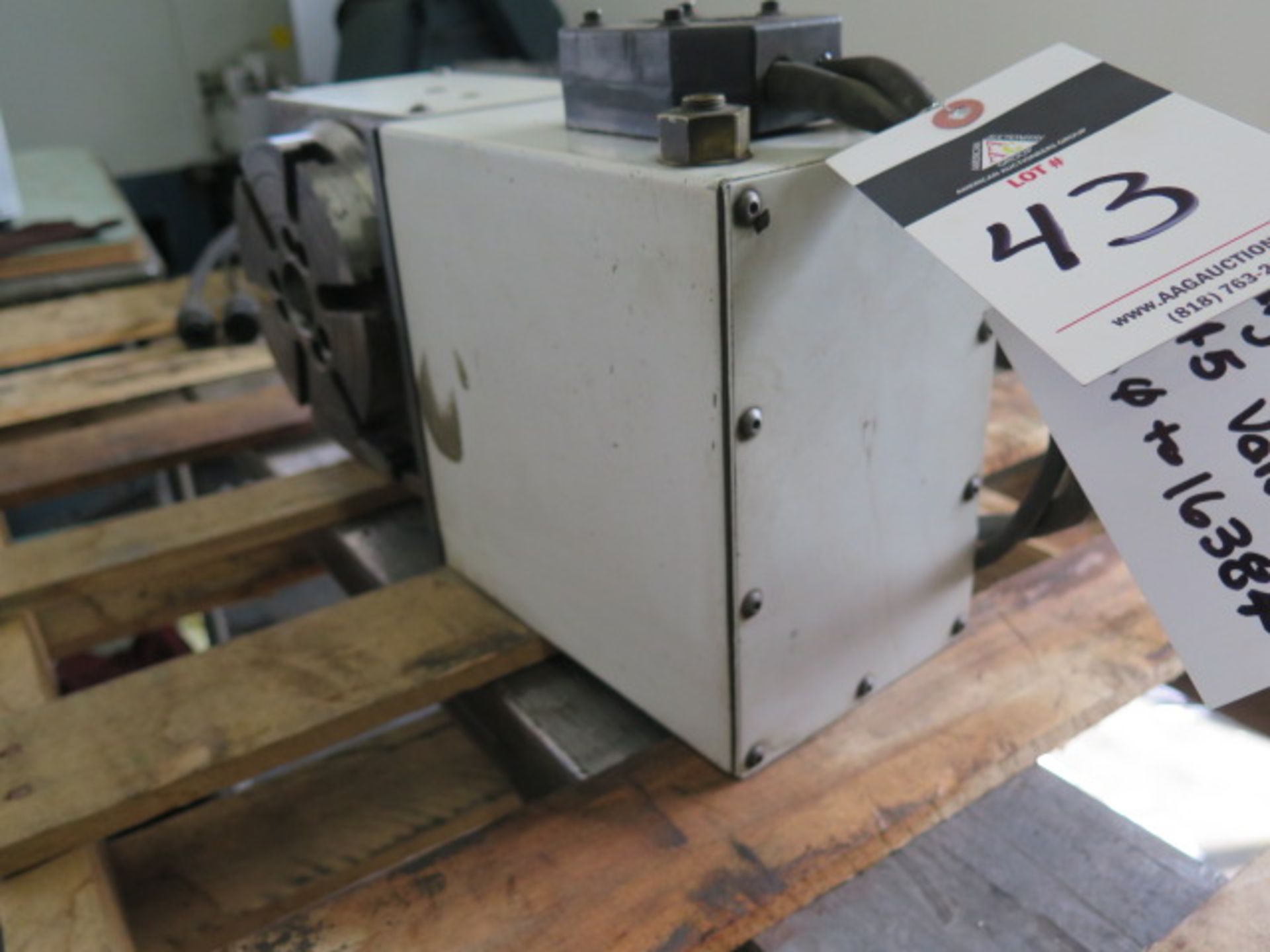 Haas HRT160 6” 4th Axis Rotary Indexer s/n 162672 (Change Parameter #45 VALUE from “0” to “16384”) - Image 3 of 9