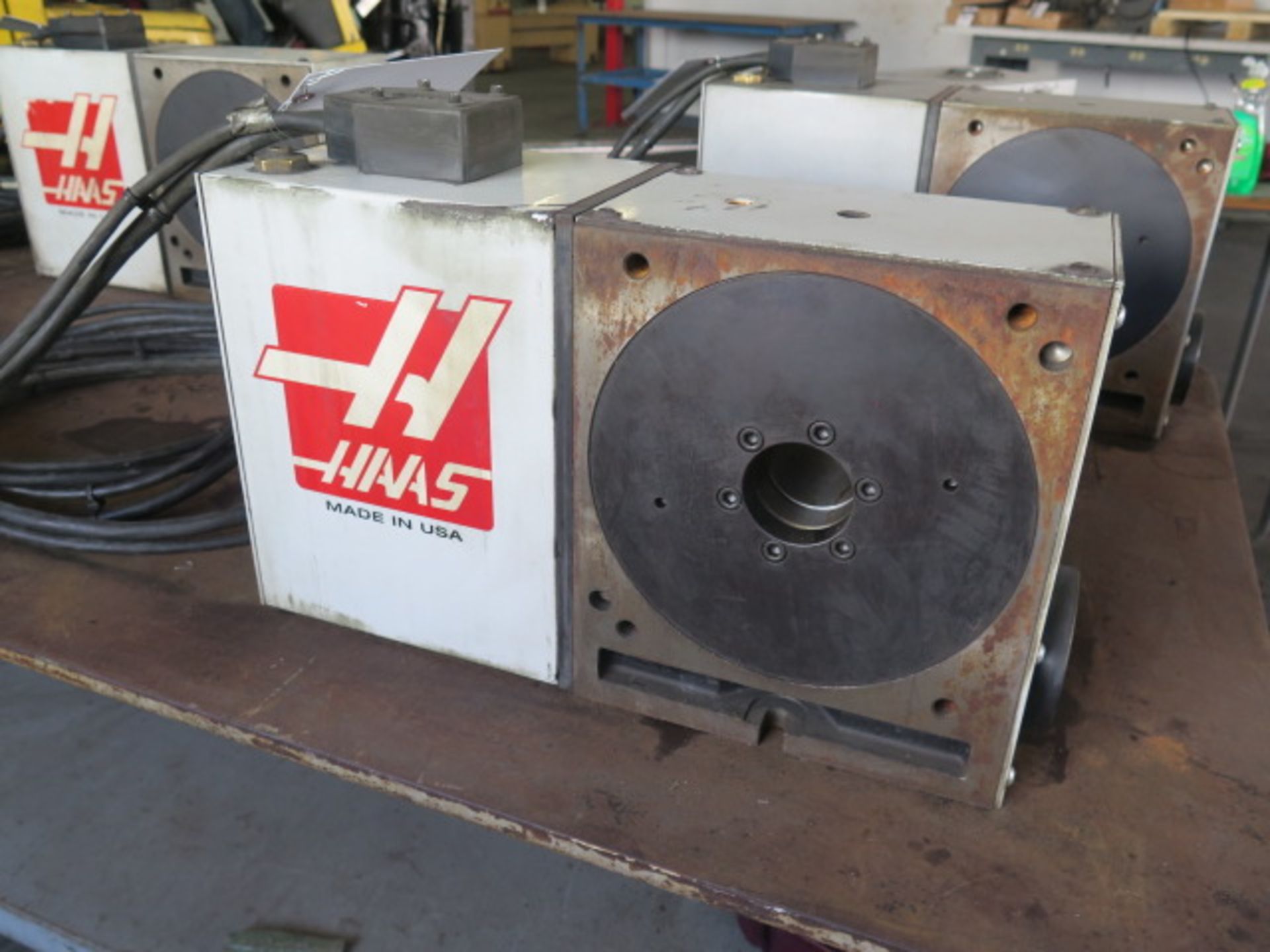 Haas HRT210H 8” 4th Axis Rotary Indexer s/n 220259 (Change Parameter 45 VALUE from “0” to “16384”) - Image 4 of 8