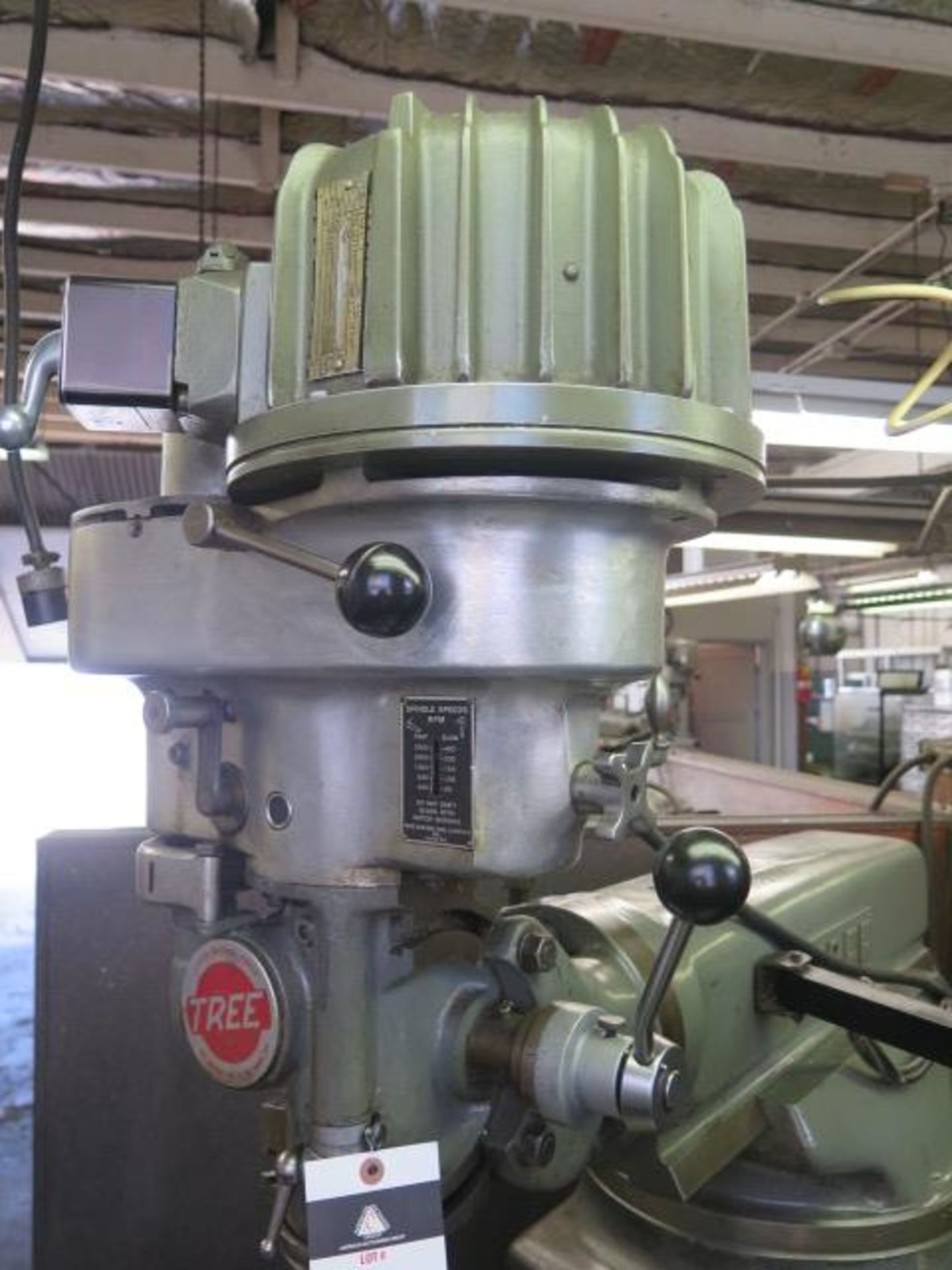 Tree 2UVRC Vertical Mill w/ Anilam 3-Axis DRO, 2Hp Motor, 60-3300 Dial Change RPM, Colleted Spindle, - Image 3 of 7