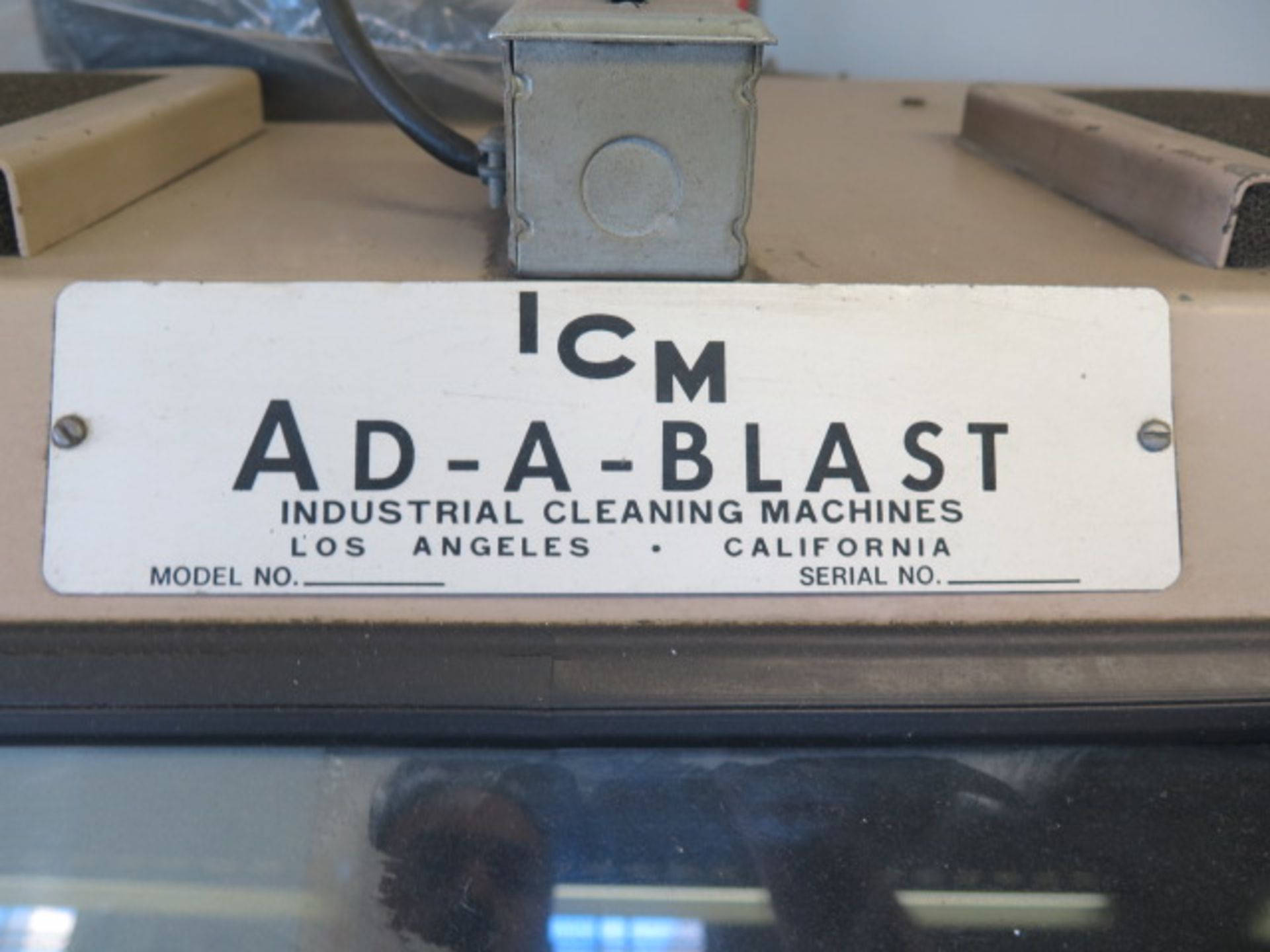 ICM “Ad-A-Blast” Dry Blast Cabinet w/ Dust Collector - Image 5 of 5