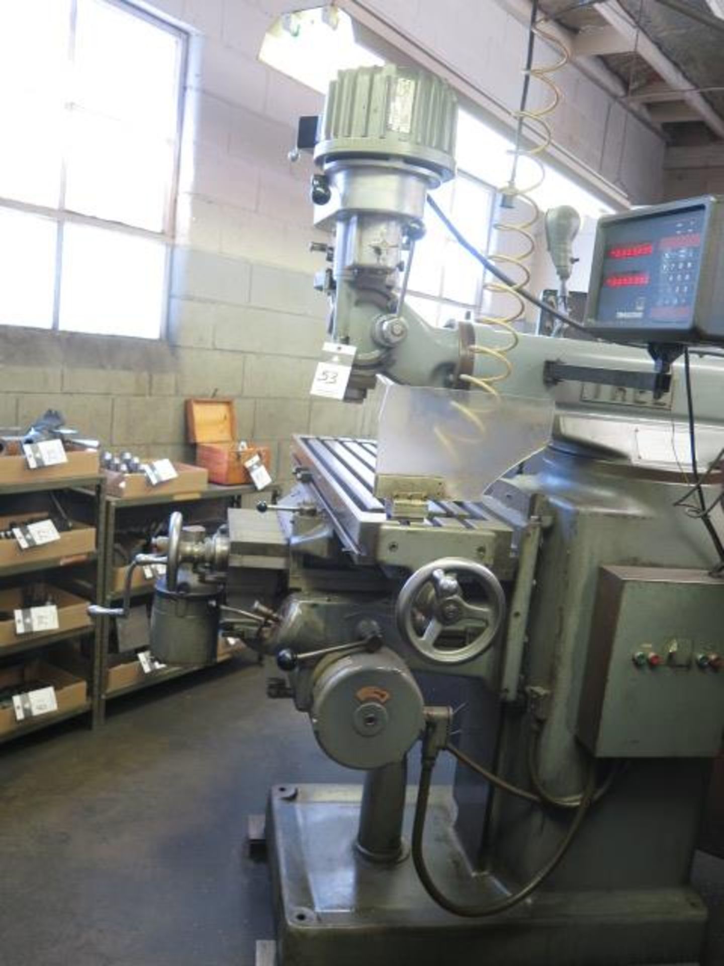 Tree 2UVRC Vertical Mill w/ Anilam 2-Axis DRO, 2Hp Motor, 60-3300 Dial Change RPM, Colleted Spindle, - Image 2 of 8