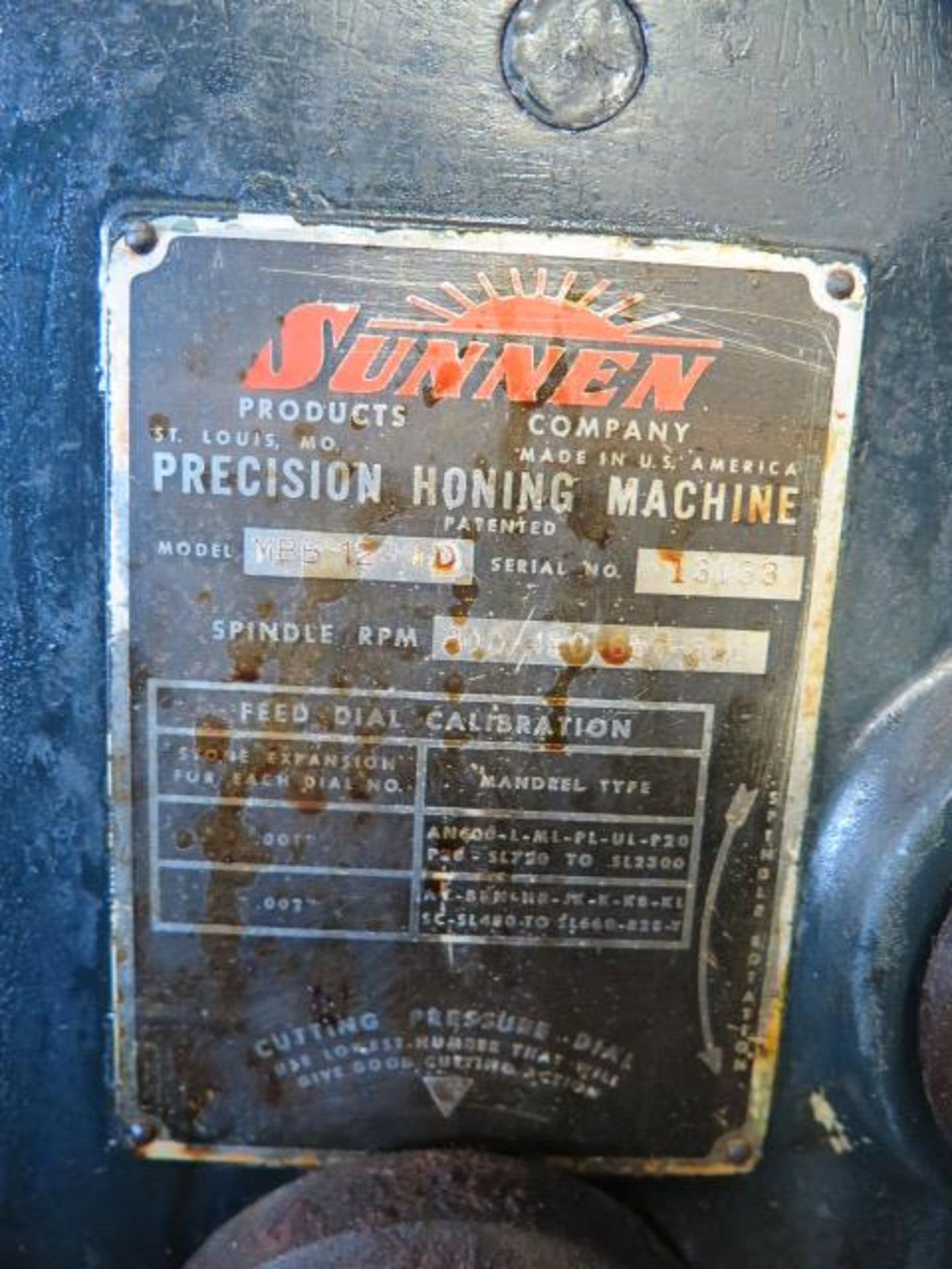 Sunnen MBB-1290D Honing Machine - Image 7 of 7