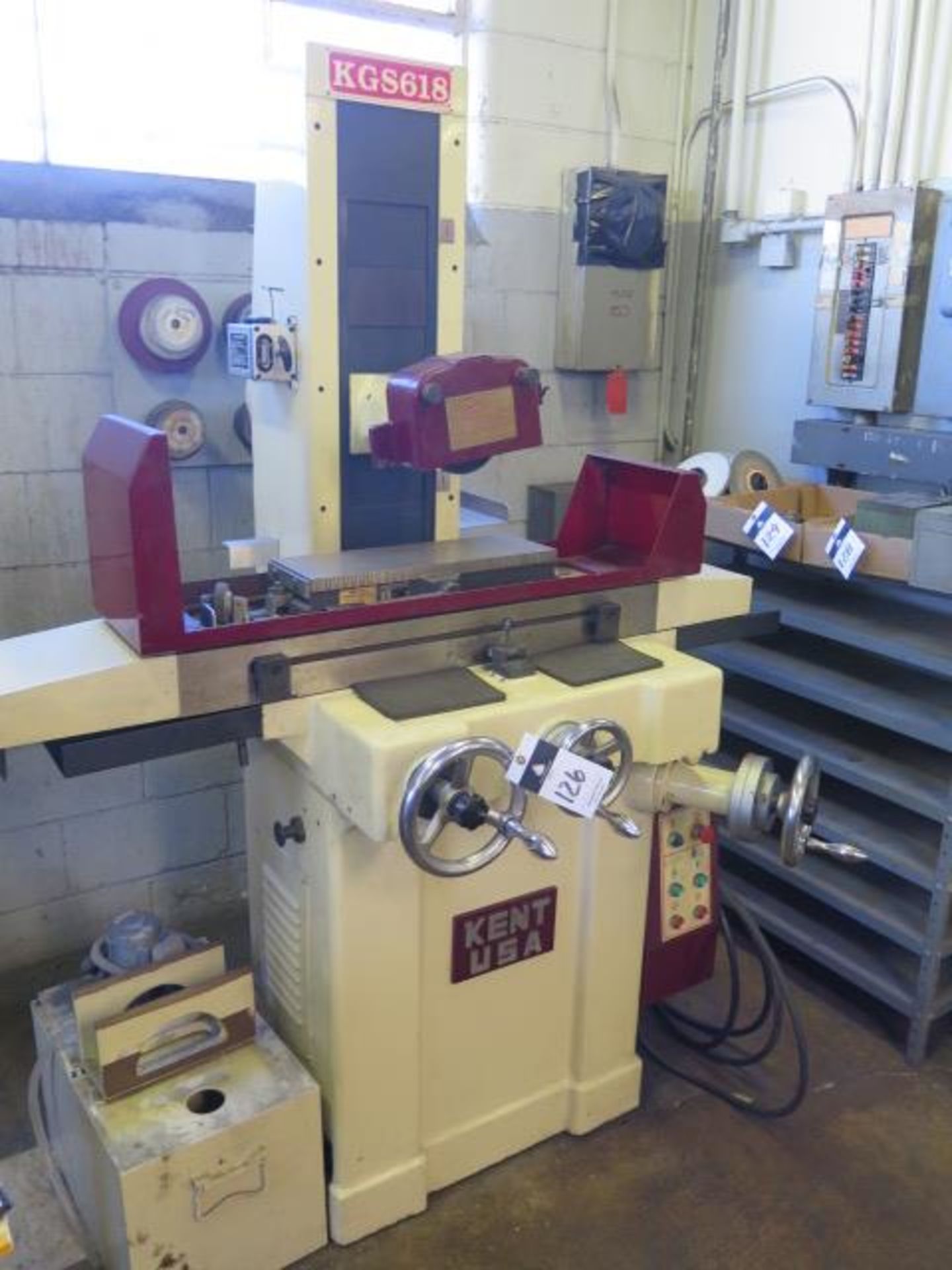 2001 Kent KGS-618 6” x 18” Surface Grinder s/n 40087 w/ Magnetic Chuck, Coolant - Image 3 of 10