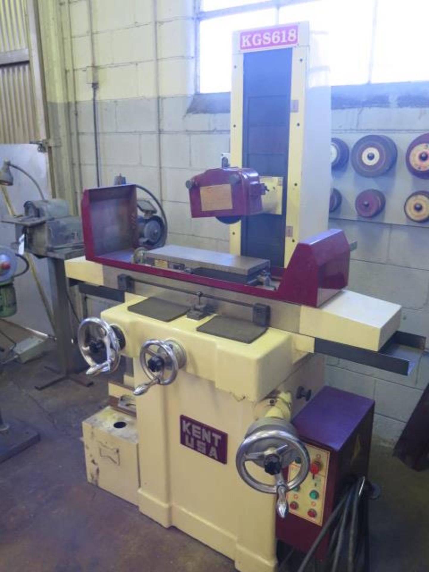 2001 Kent KGS-618 6” x 18” Surface Grinder s/n 40087 w/ Magnetic Chuck, Coolant - Image 2 of 10