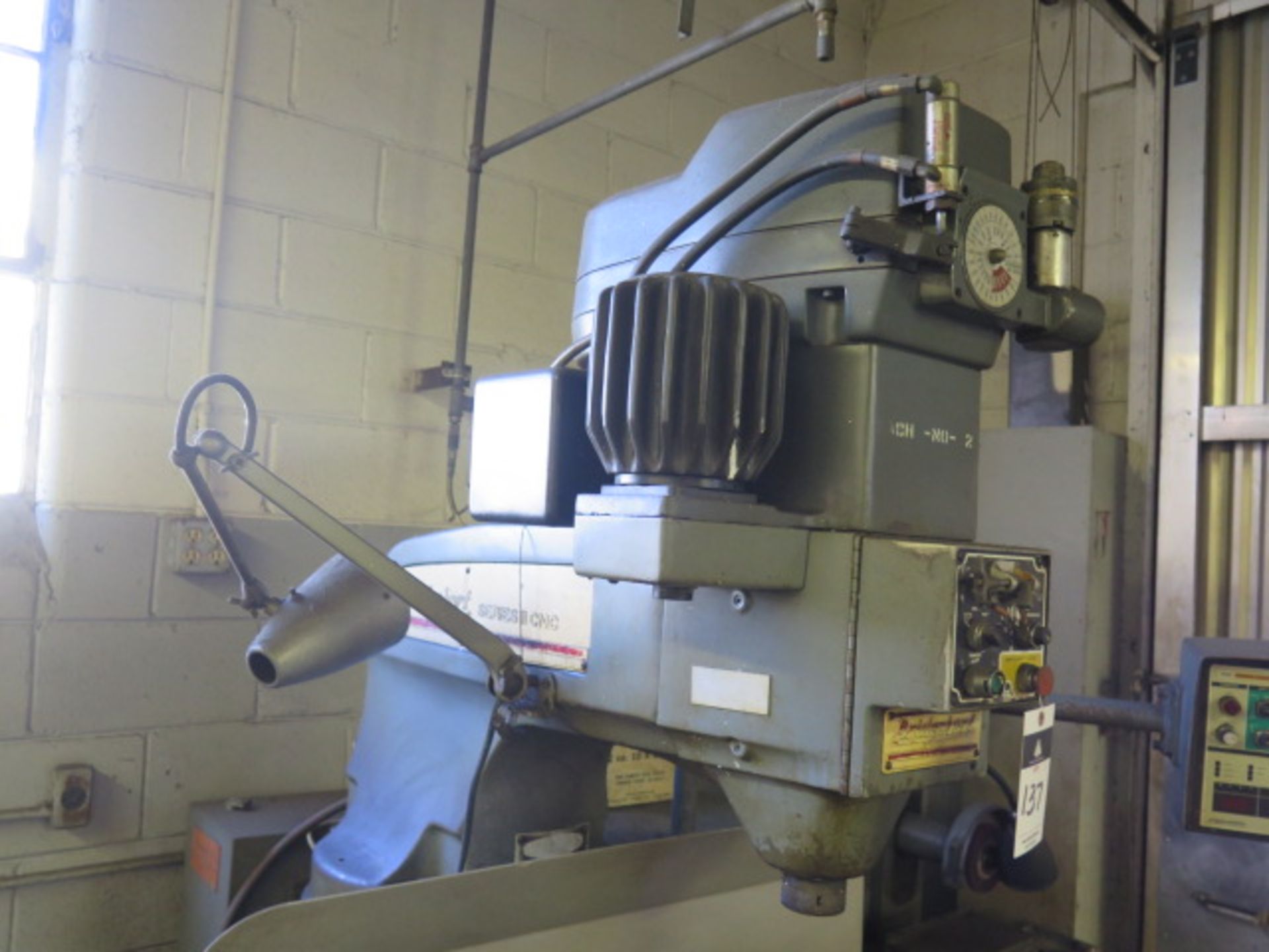 Bridgeport Series-1 CNC Vertical Mill w/ Bridgeport CNC Controls, Universal Quick-Switch Taper - Image 3 of 8