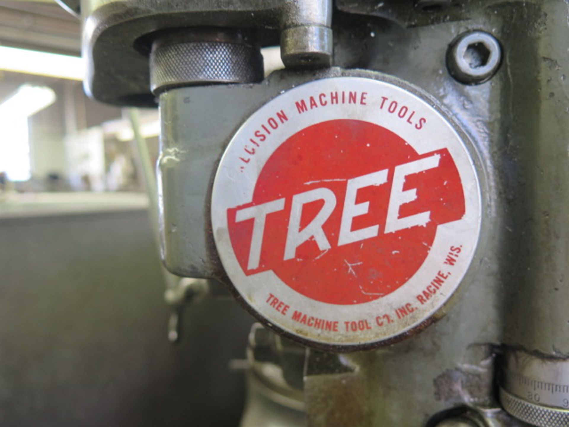 Tree 2UVRC Vertical Mill w/ Anilam 3-Axis DRO, 2Hp Motor, 60-3300 Dial Change RPM, Colleted Spindle, - Image 7 of 7