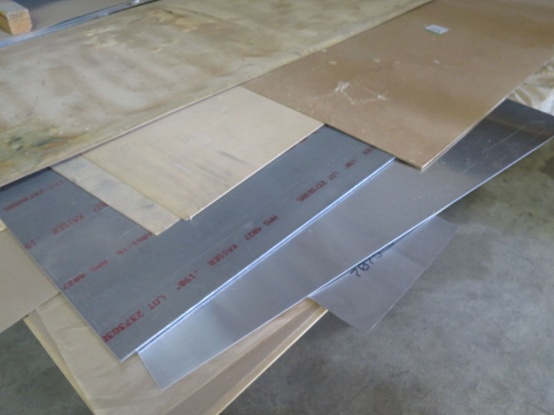 Aluminum, Stainless and Misc Sheet Stock w/ Rack - Image 4 of 5