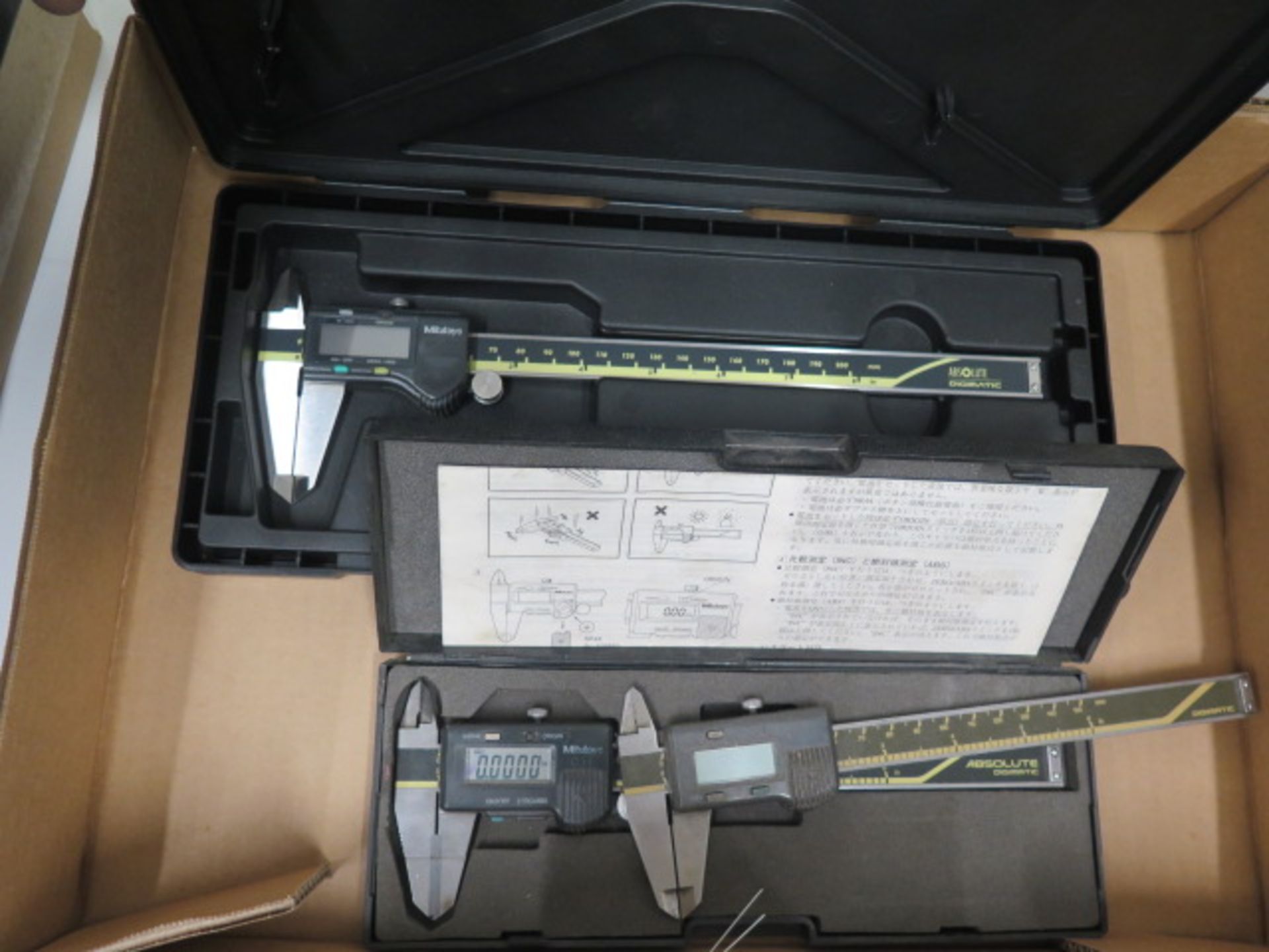 Mitutoyo 6" and (2)6" Digital Calipers - Image 2 of 2