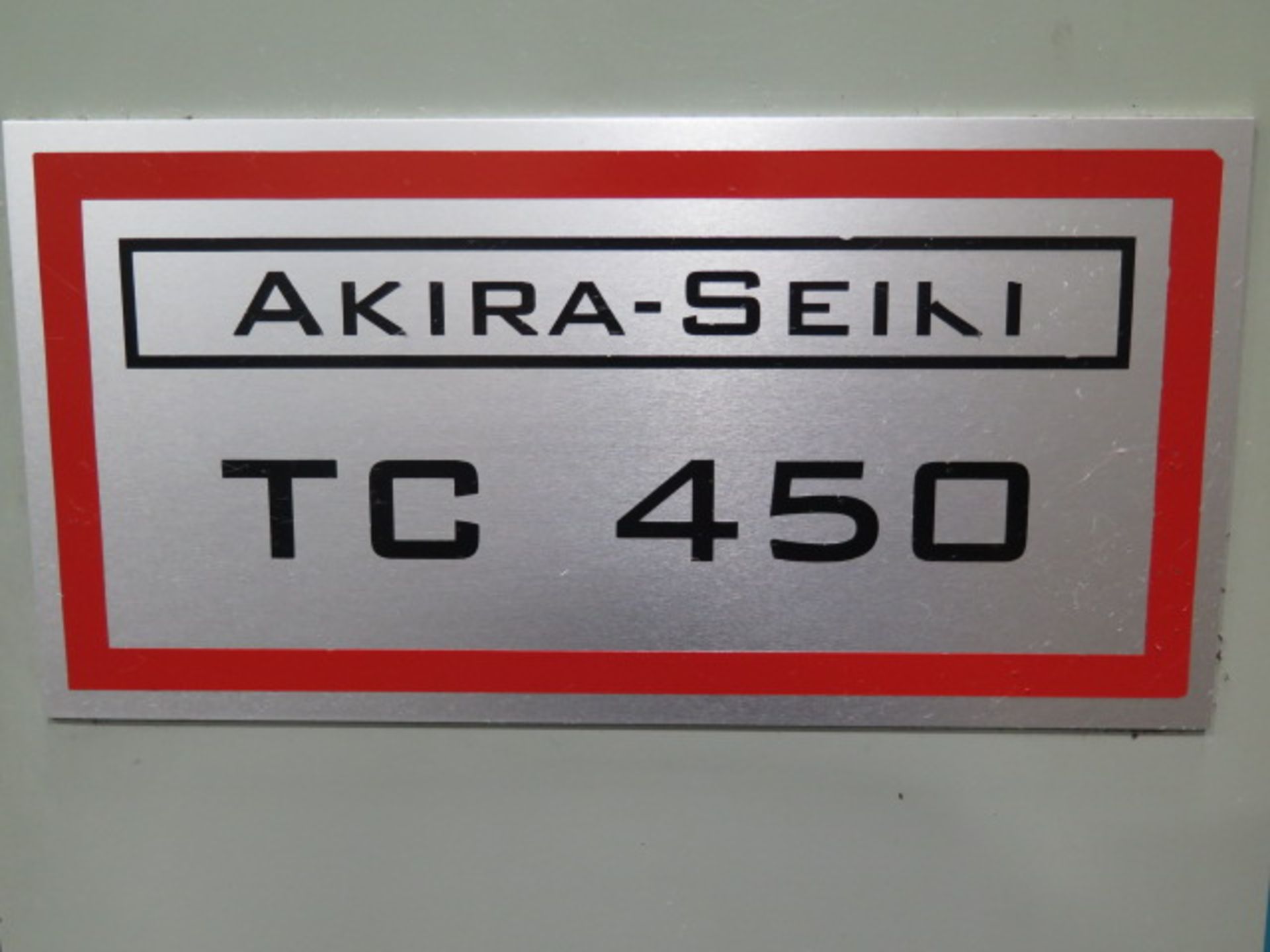 2005 Akira Seiki TC450 CNC Drilling/Tapping Machine s/n DD0M2259-543 w/ Mitsubishi Controls, 12- - Image 4 of 11