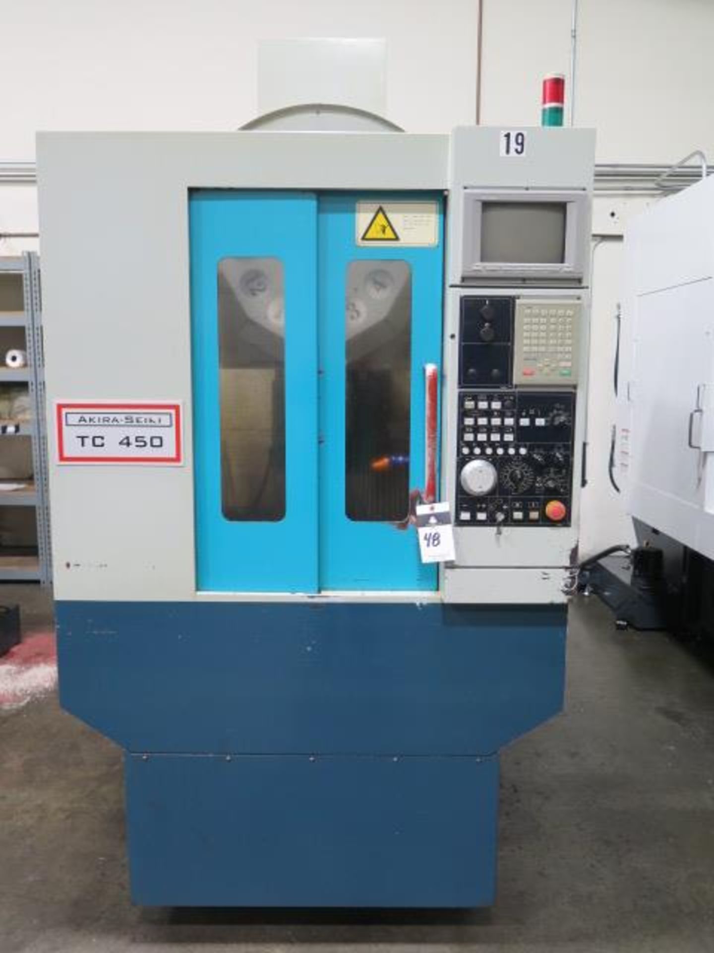 2005 Akira Seiki TC450 CNC Drilling/Tapping Machine s/n DD0M2259-543 w/ Mitsubishi Controls, 12-