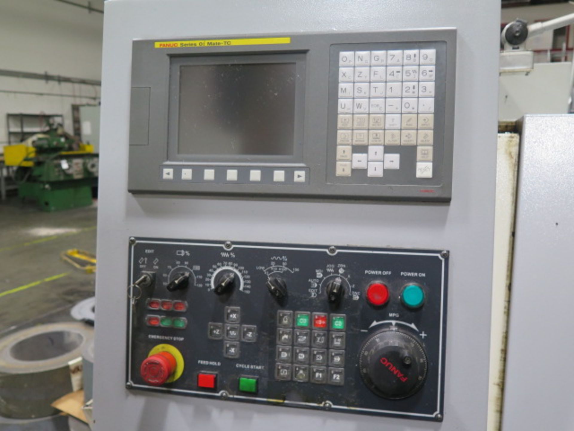 Ganesh CS-32T CNC Cross Slide Turning Center s/n CS-961004 w/ Fanuc Series 0i-Mate-TC Controls, 8- - Image 5 of 11