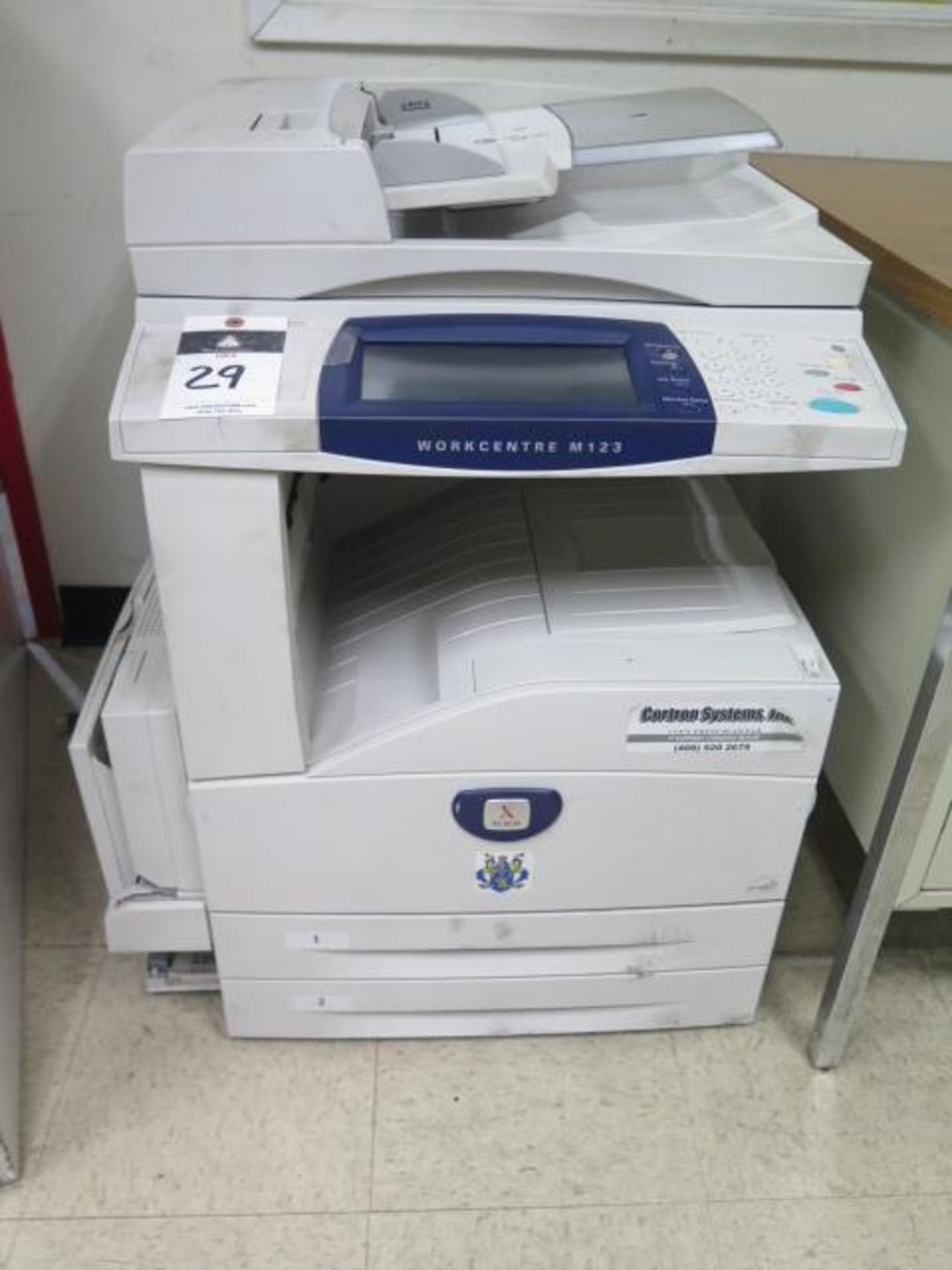 Xerox Workcenter M123 Copy Machine